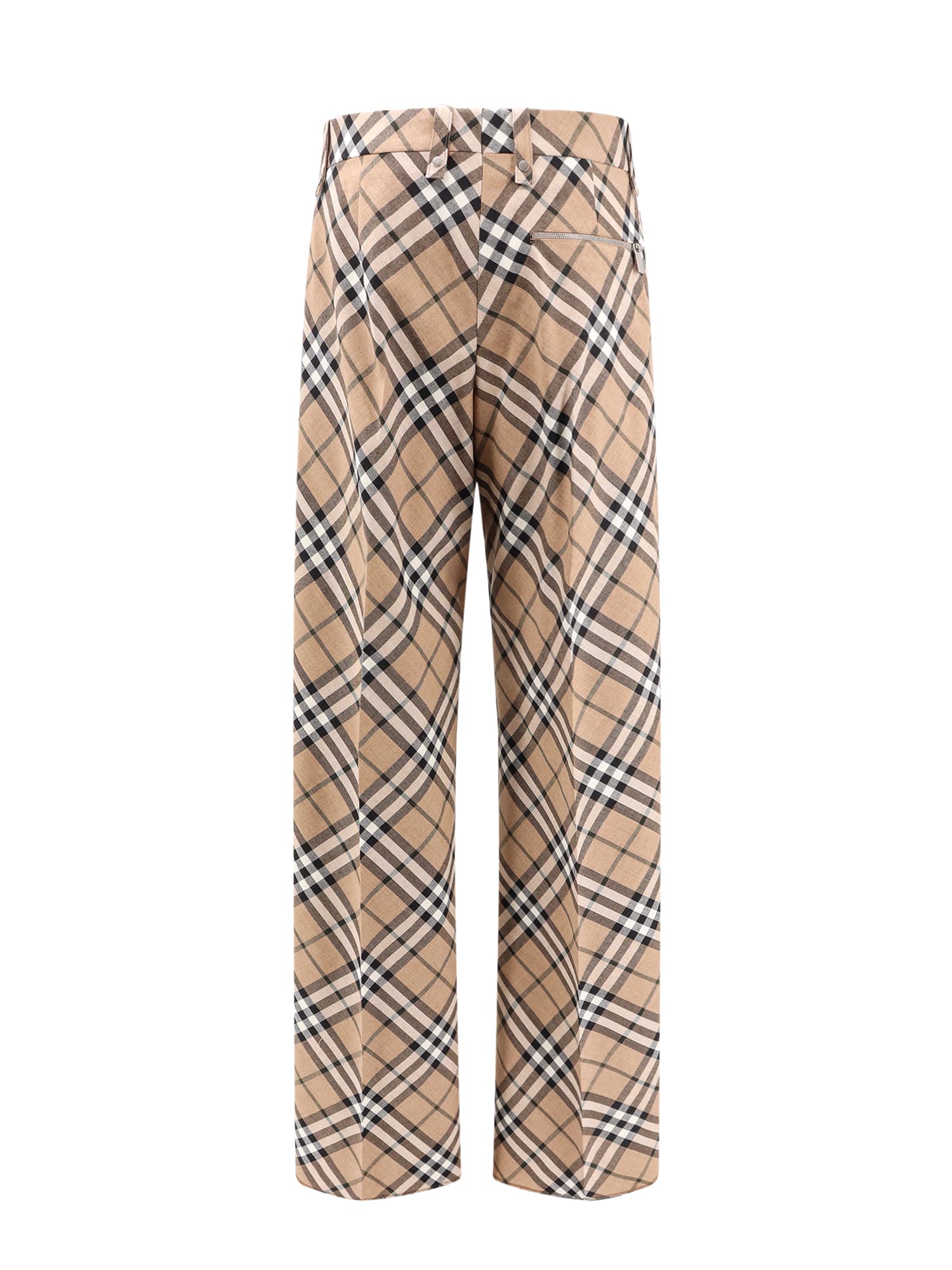 Shop Burberry Lar Trouser In Beige