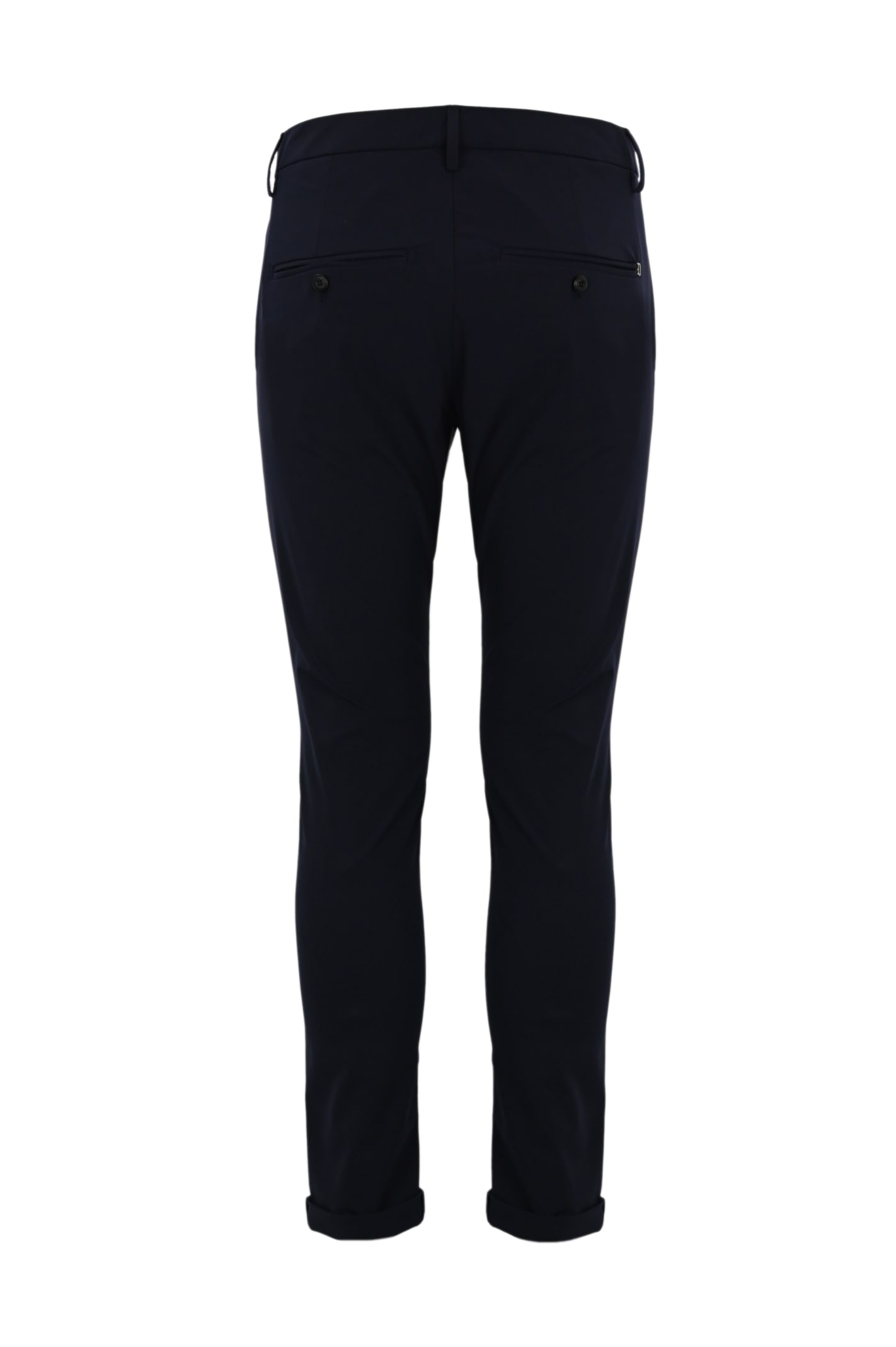 Shop Dondup Gaubert Trousers In Technical Fabric In Blue