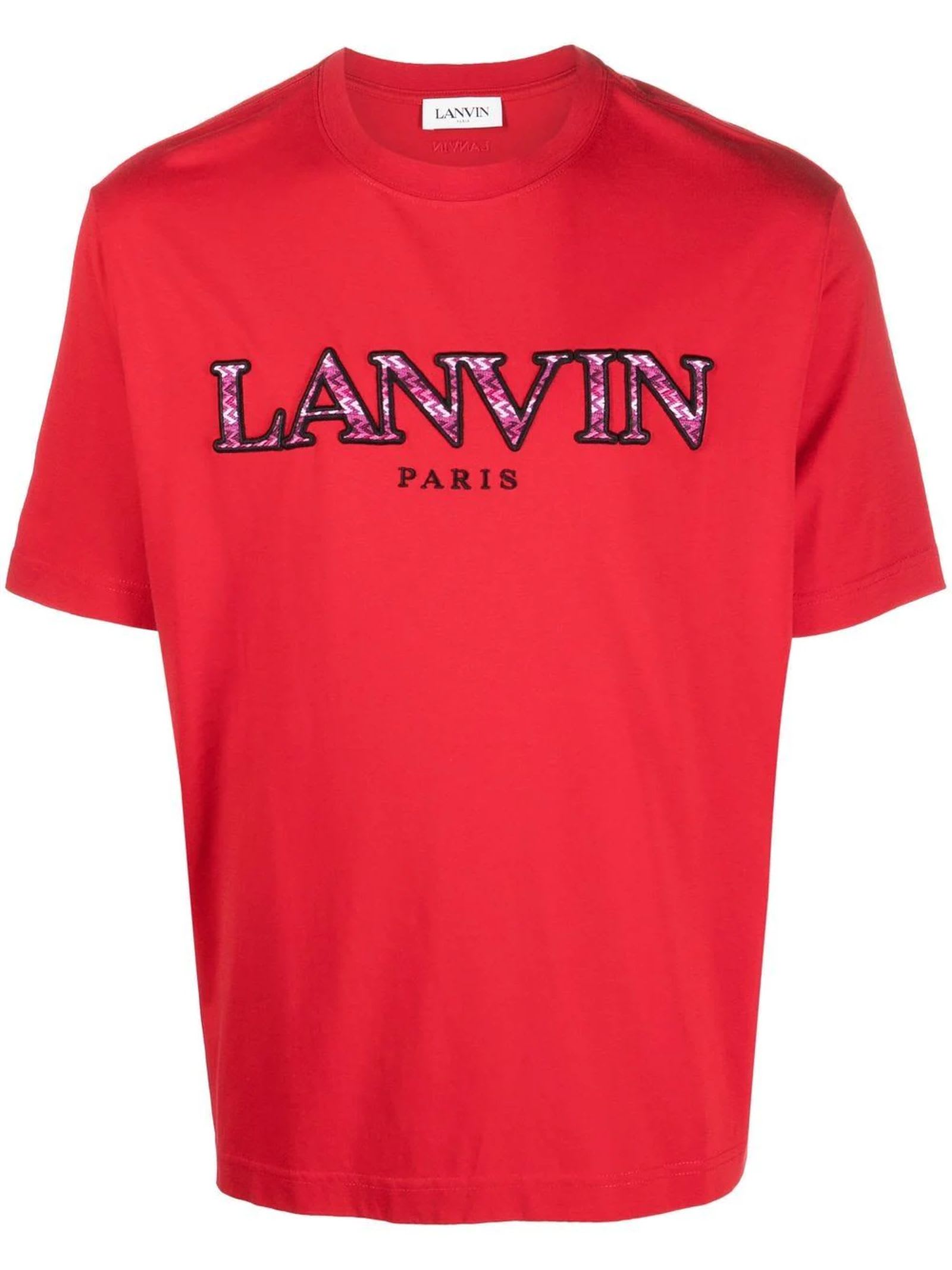 Lanvin Red Cotton T-shirt