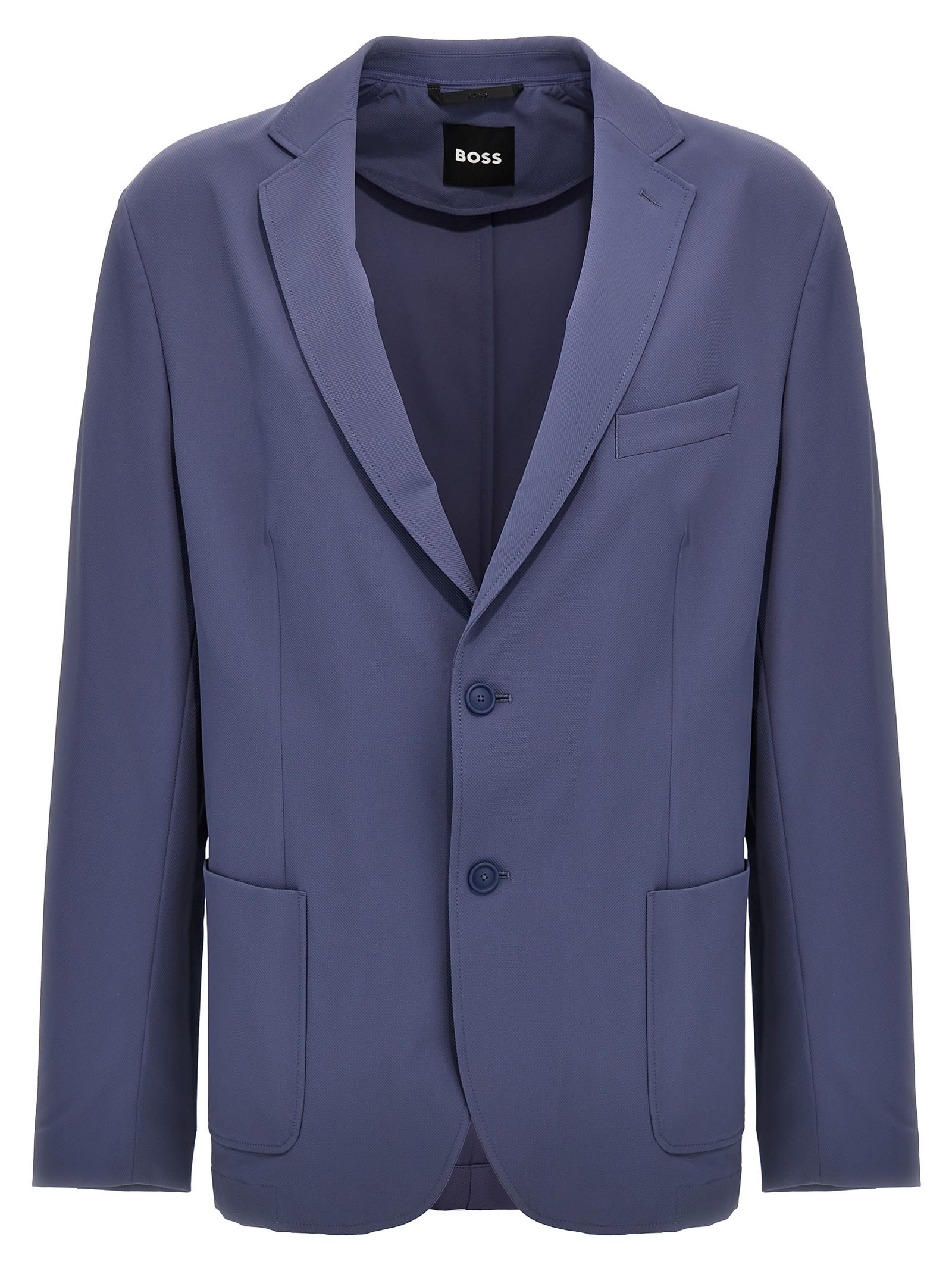 Shop Hugo Boss Hanry Bib Blazer In Blue