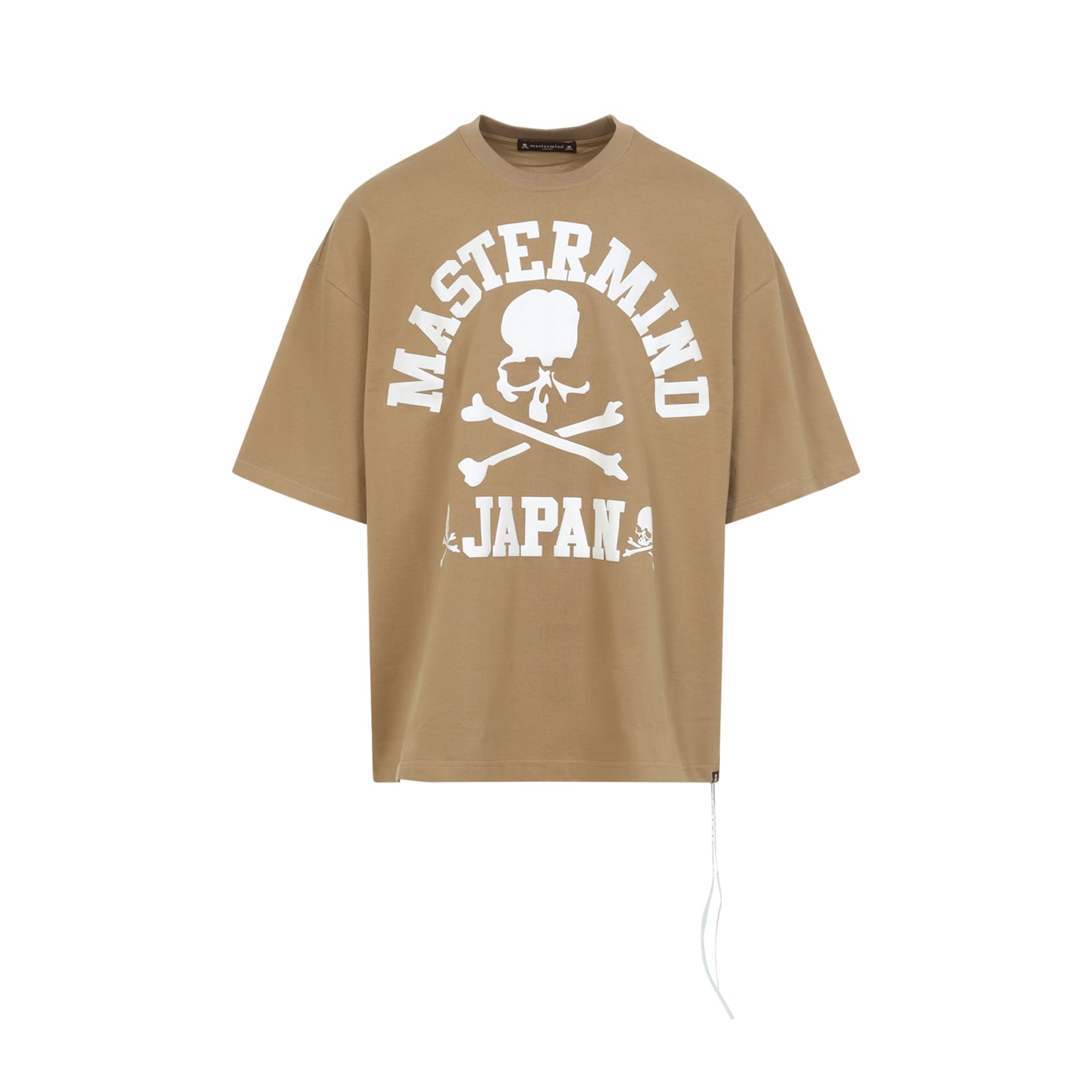 Mastermind Japan Mastermind Oversized Skull Graphic T-shirt In Neutral Cotton In Sand