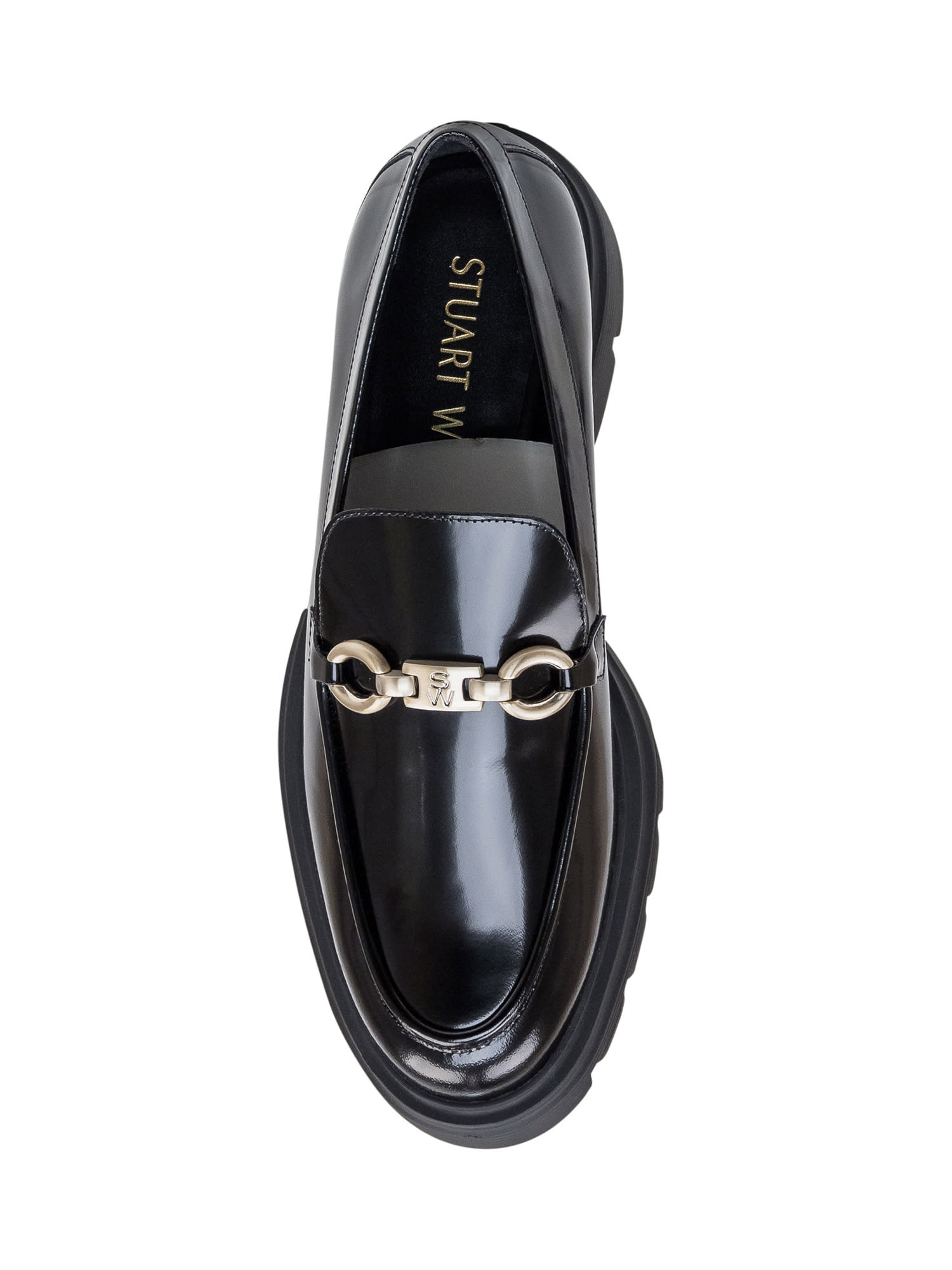 Shop Stuart Weitzman Nolita Sw Signature Loafer In Black