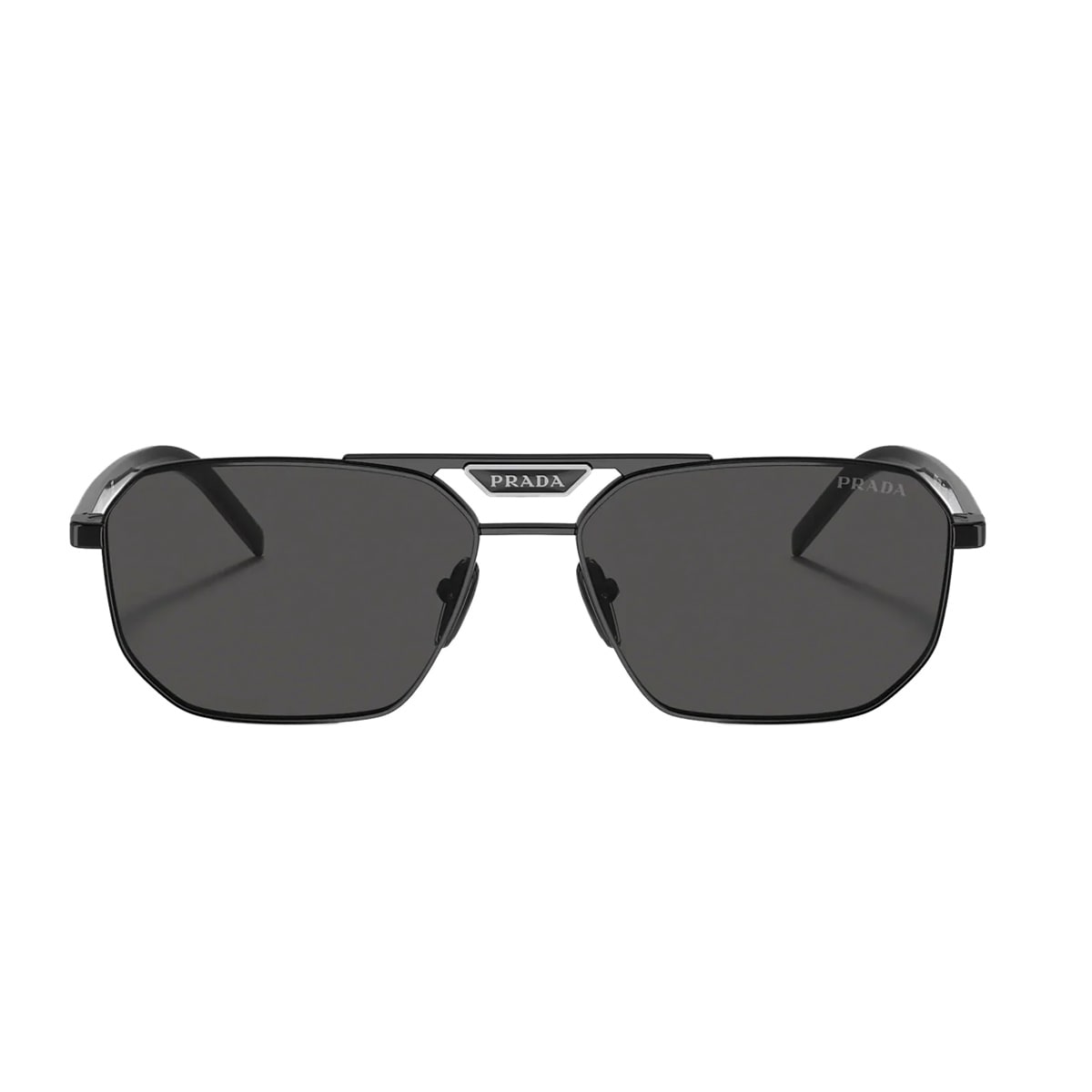 Shop Prada Pr 58ys 1ab5s0 Sunglasses In Nero