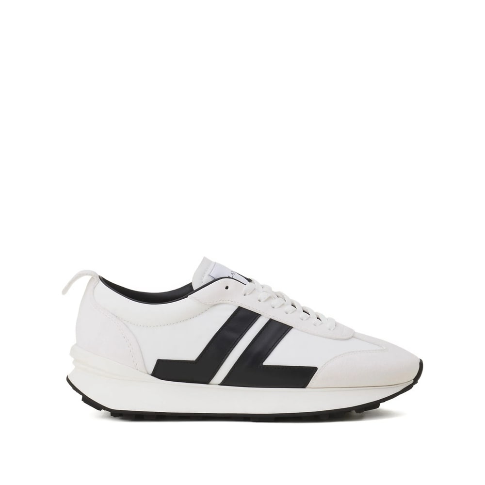 Lanvin Bumpr Color-blocked Sneakers In White