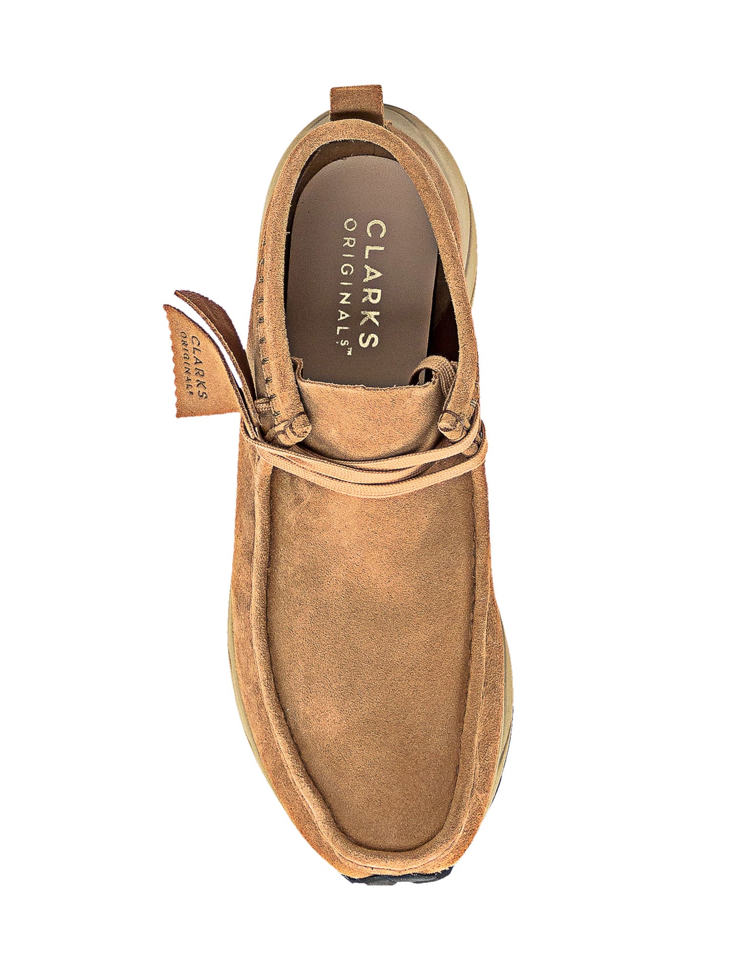 Shop Clarks Wallabee Boots In Brown