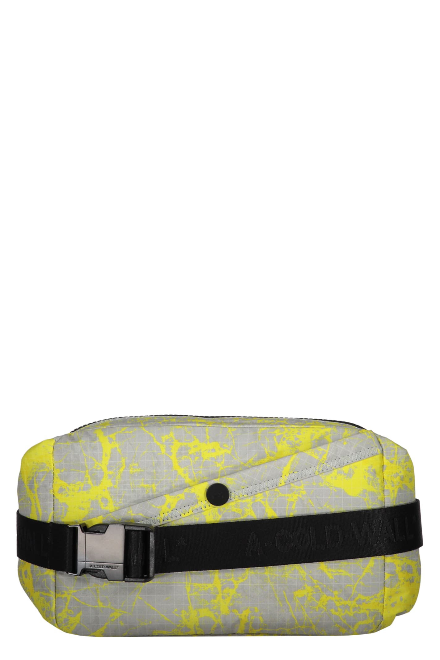 Shop A-cold-wall* Belt Bag With Logo In Yellow