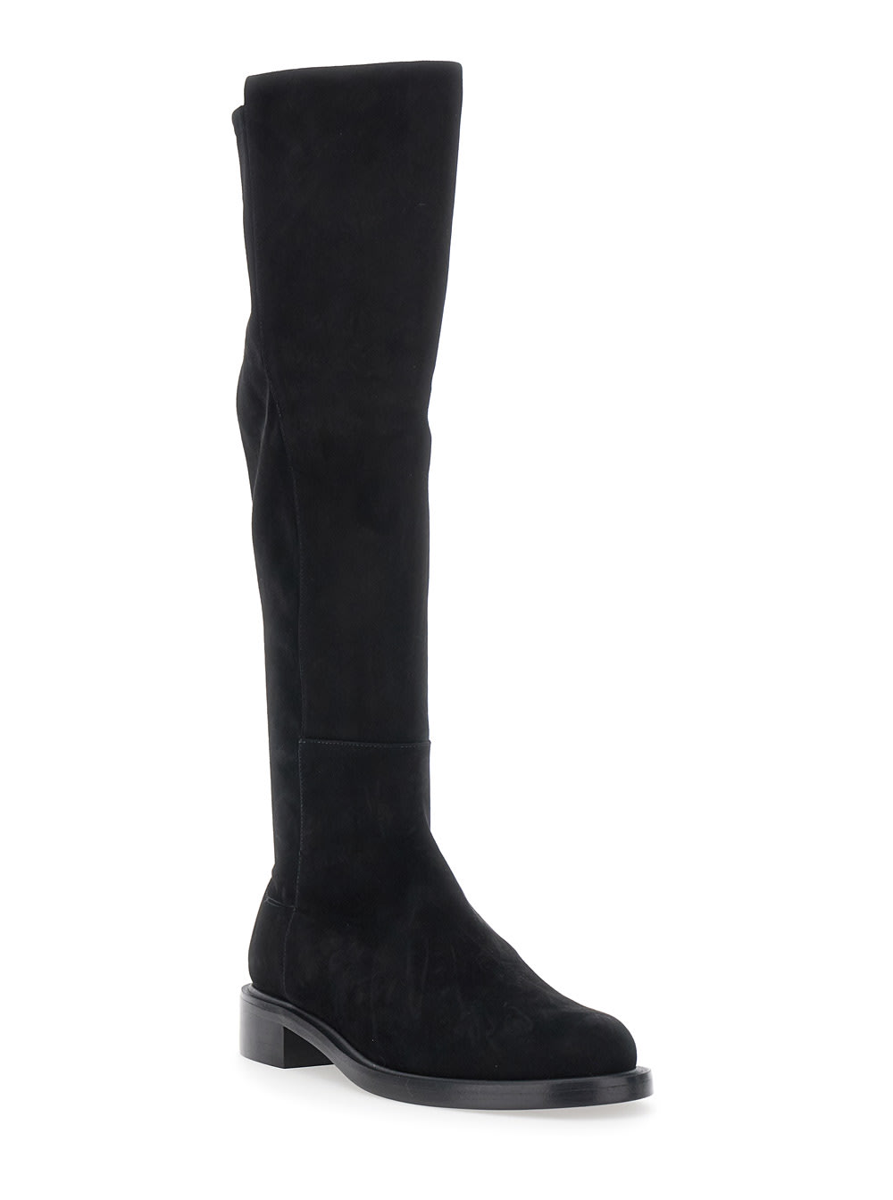 Stuart Weitzman 50 50 Gilesse Knee High Boot In Black