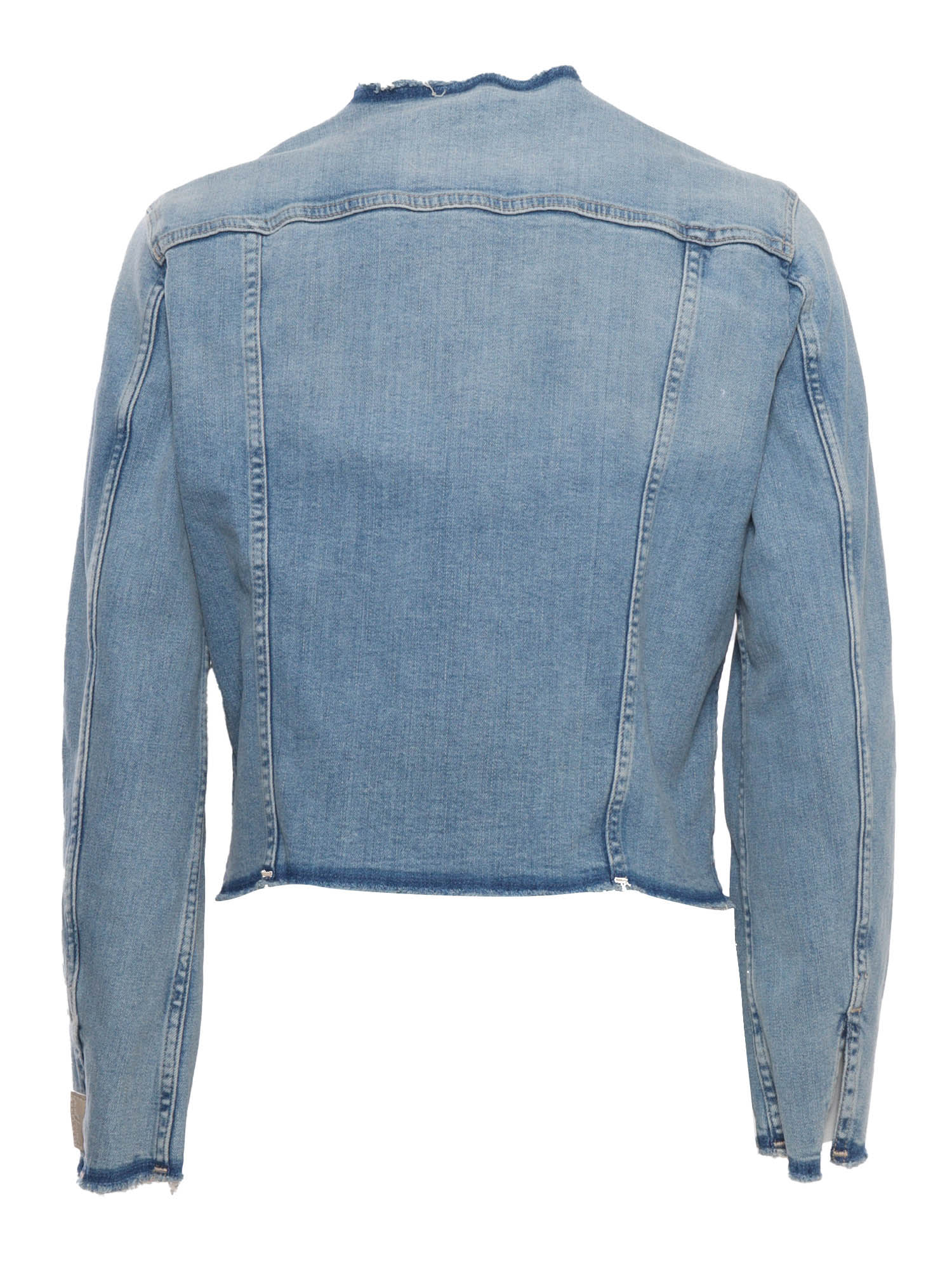Shop 7 For All Mankind Coco Denim Jacket In Blue