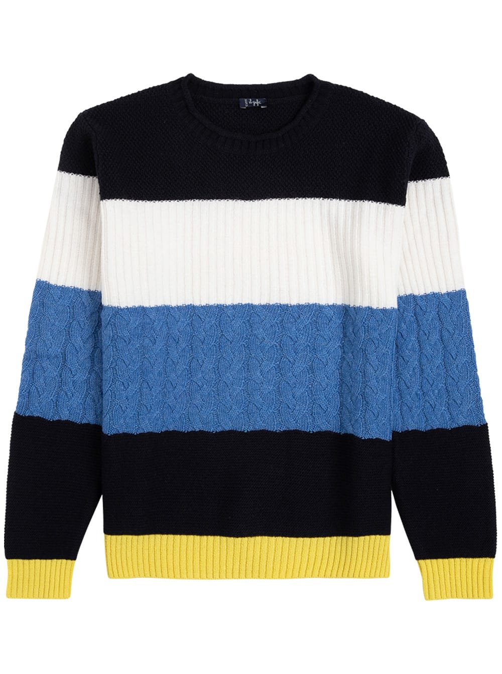 Il Gufo Multicolor Striped Wool Sweater