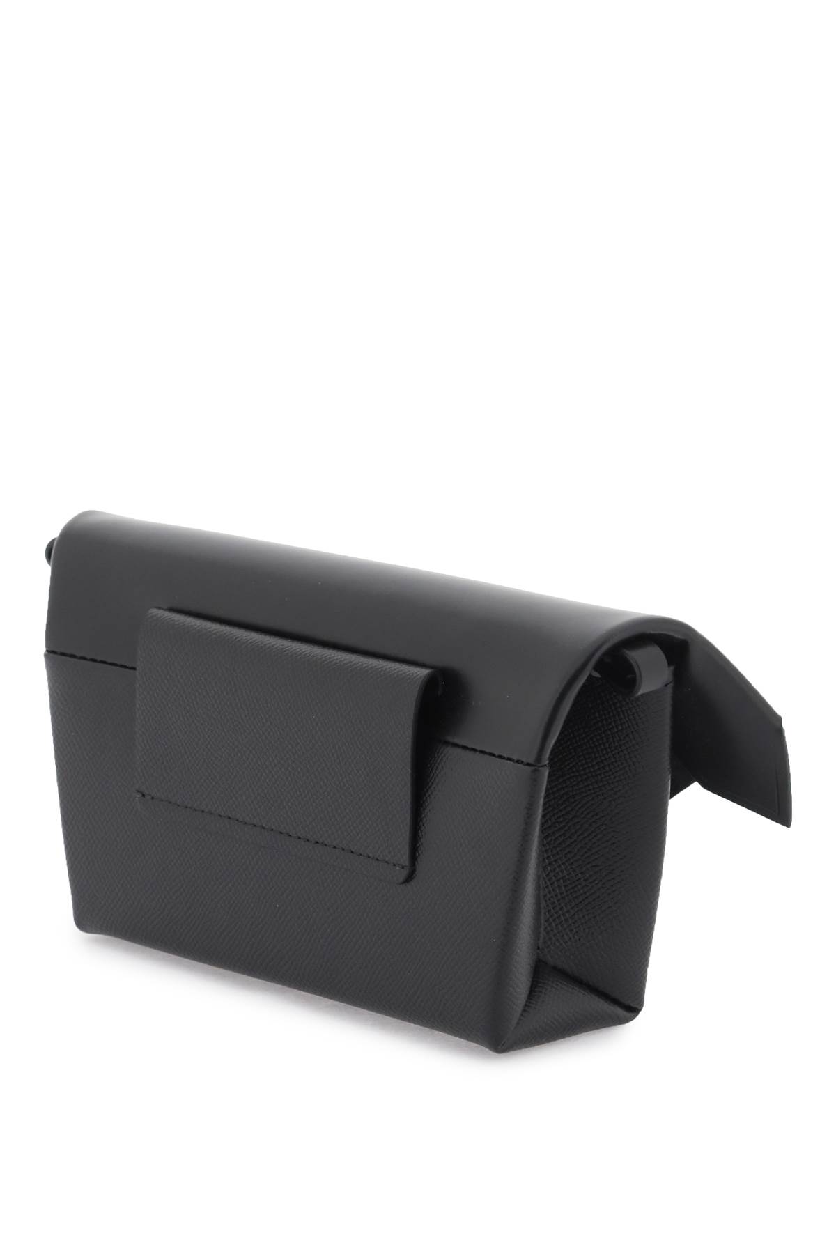 Shop Maison Margiela Snatched Small Clutch In Black