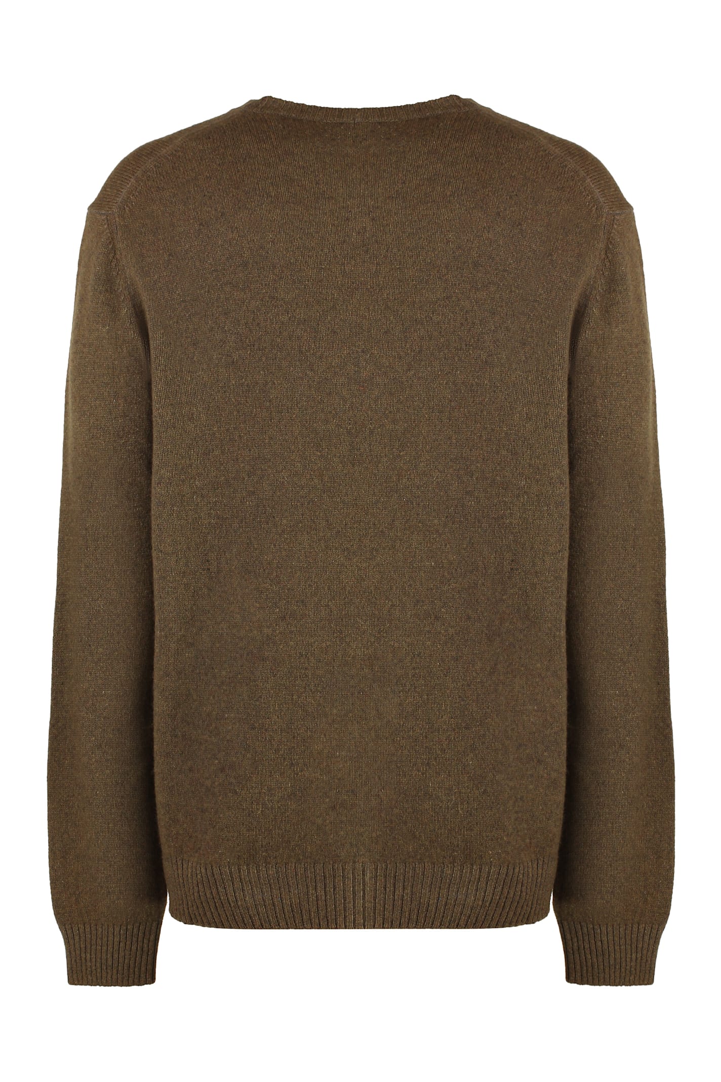 Malo Cashmere Crew-neck Sweater In Brown