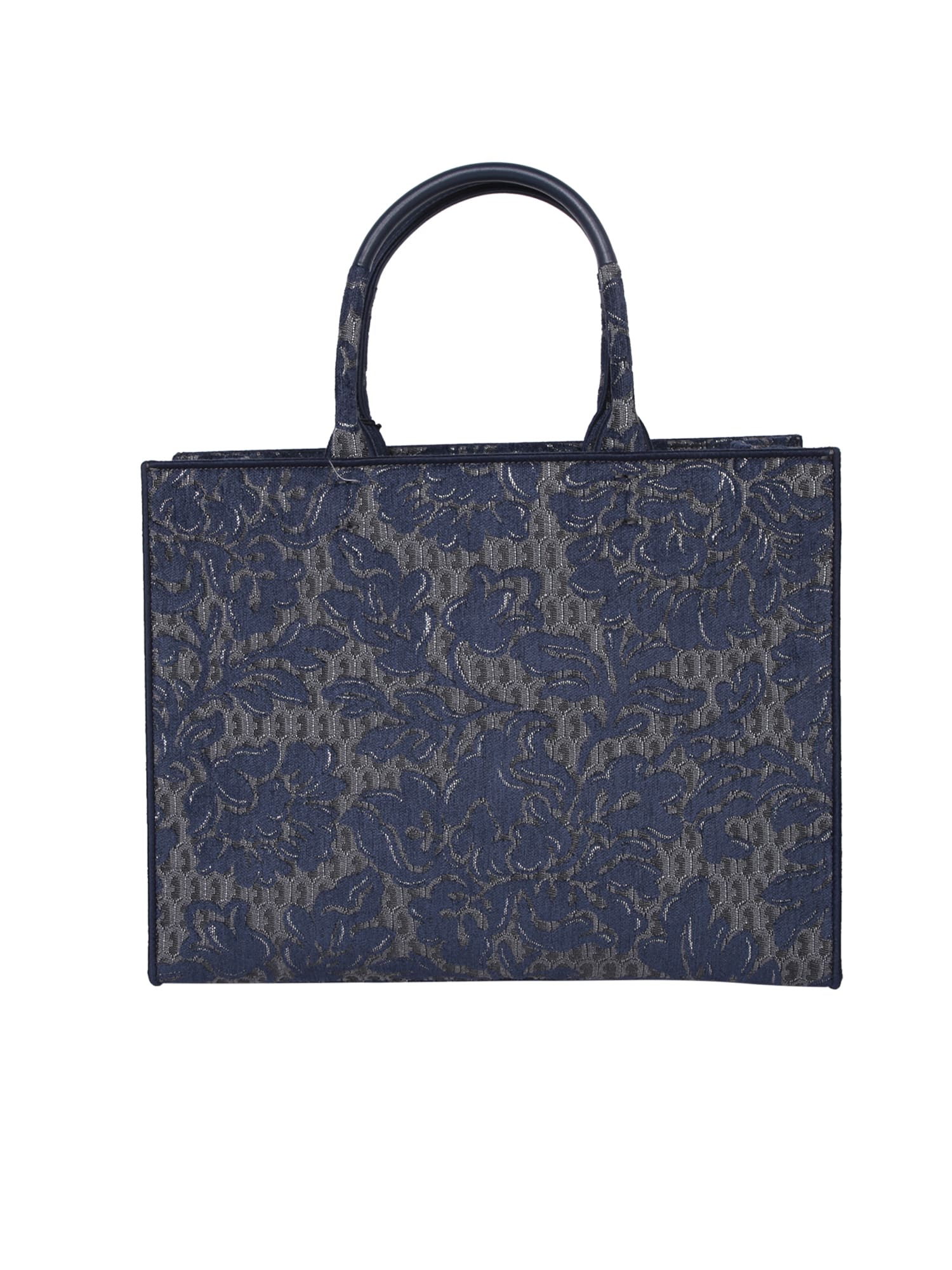 Opportunity Jacquard Blue Tote