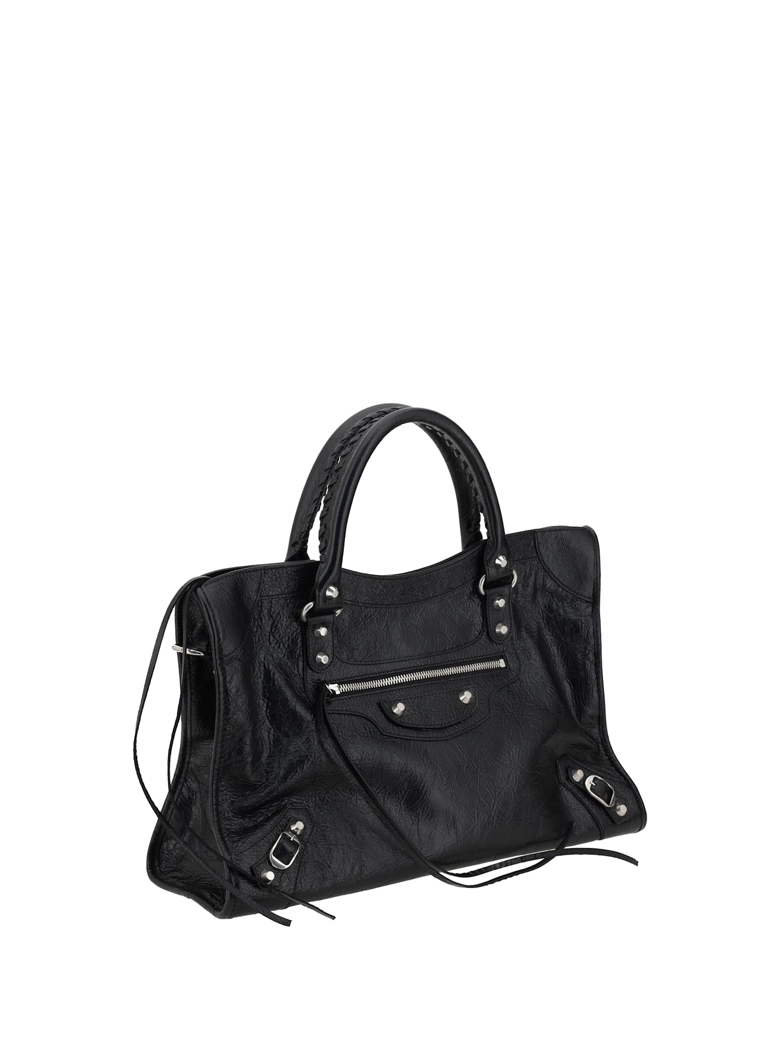 Balenciaga Women Le City Medium Handbag In Black