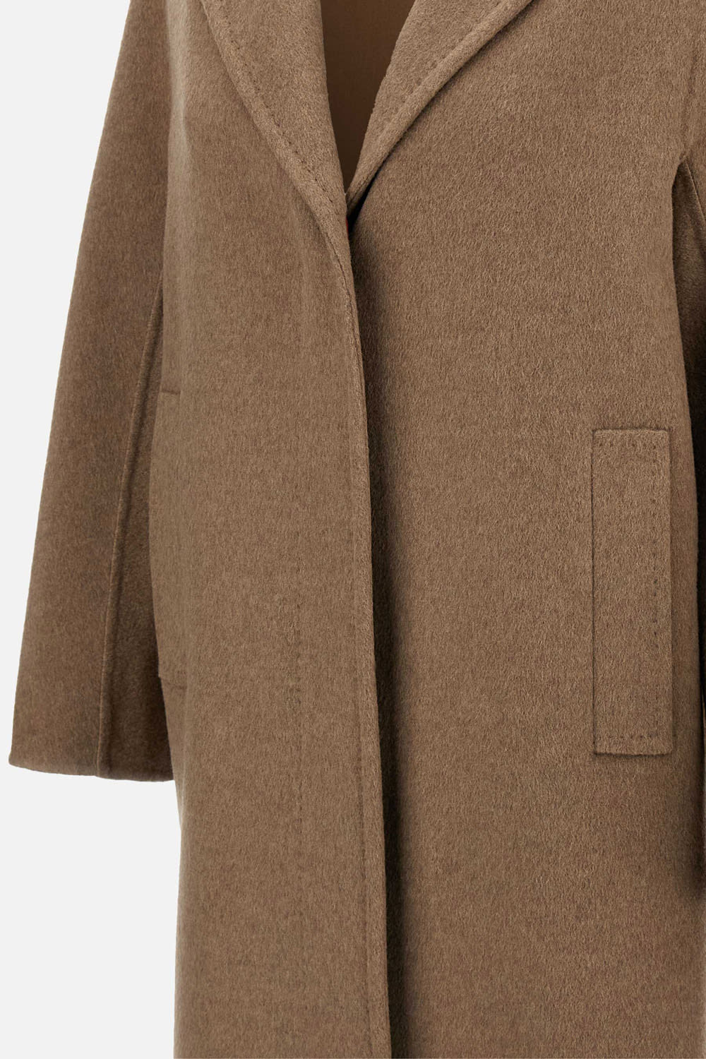 Max Mara Ardenne Coat From The Atelier Line In Gray