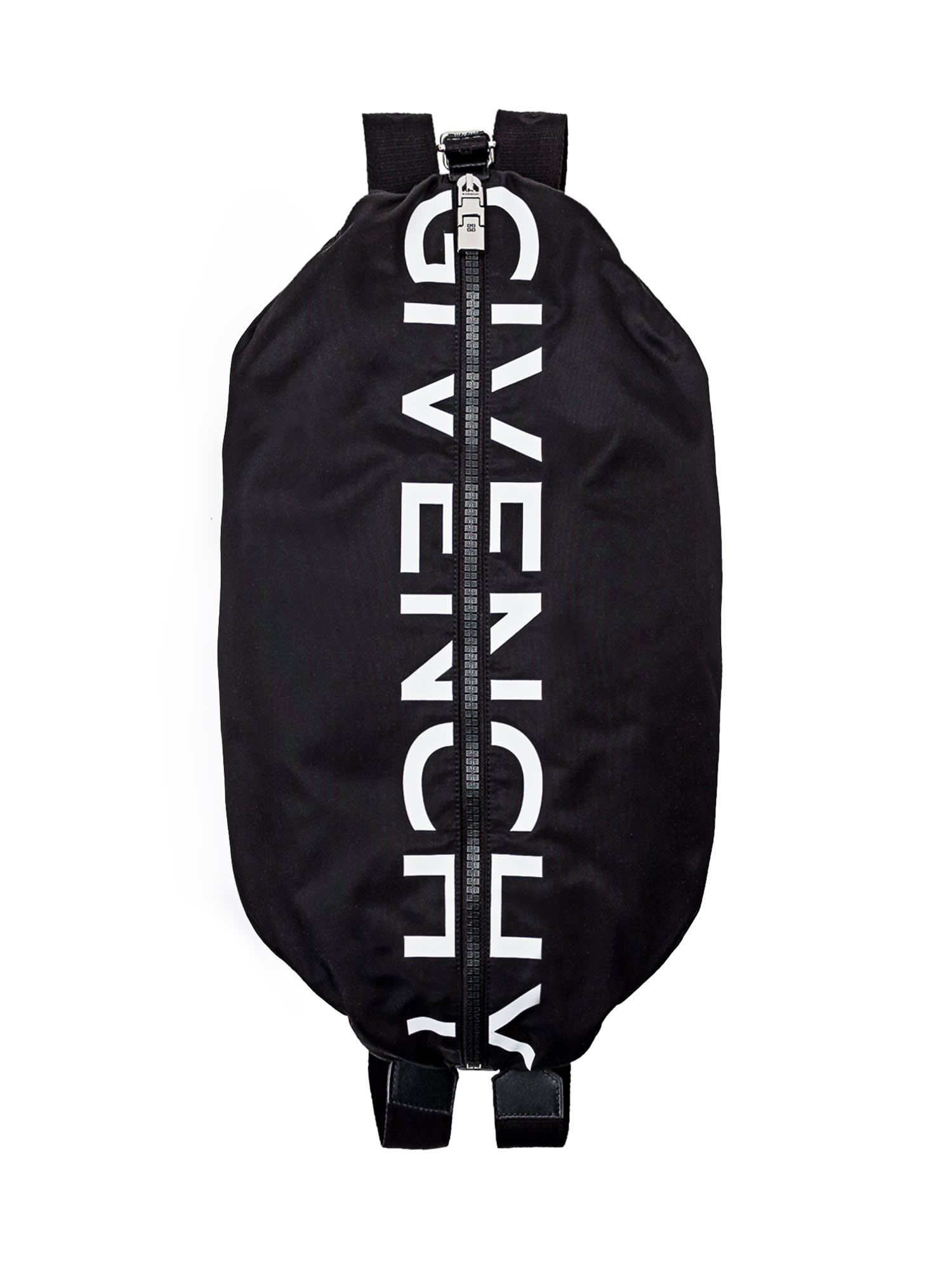 Givenchy G-zip Backpack In Black White