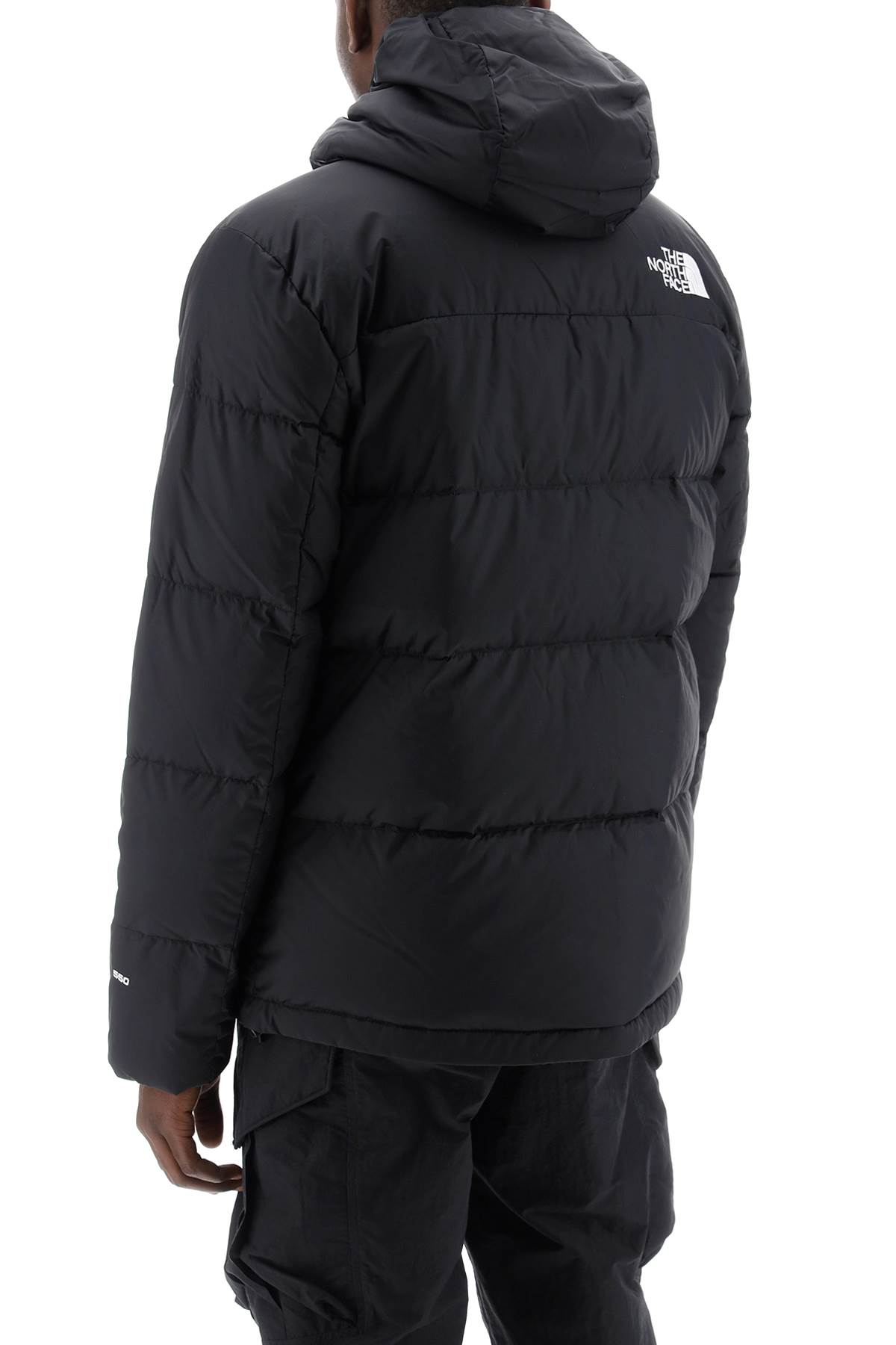 Shop The North Face Himalayan Short Hooded Down Jacket In Tnf Black (black)