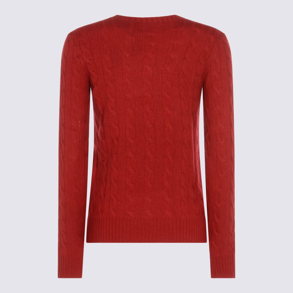 Ralph Lauren Red Wool Knitwear In Red