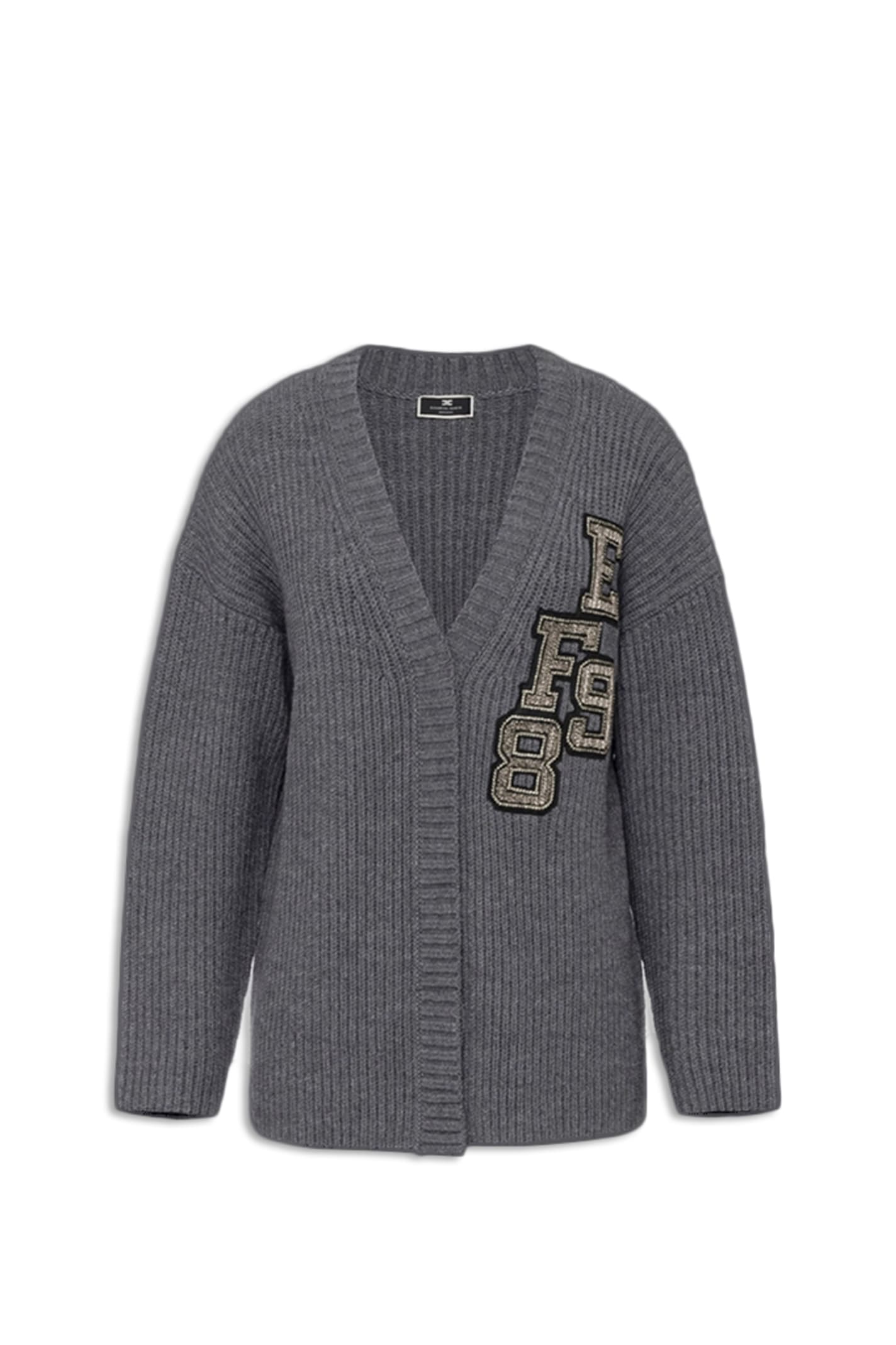 Shop Elisabetta Franchi Sweater In Grey