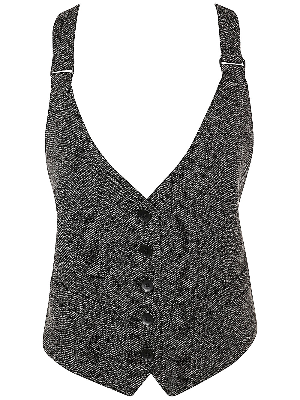 Shop Essentiel Antwerp Grandeur1 Waistcoat In Black