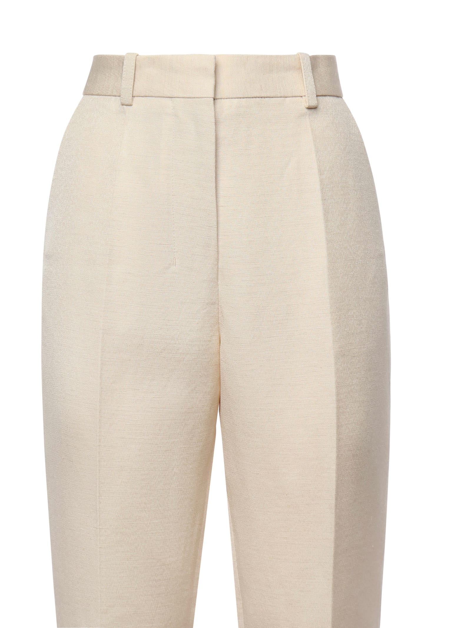 Jacquemus White Slim Fit Pant