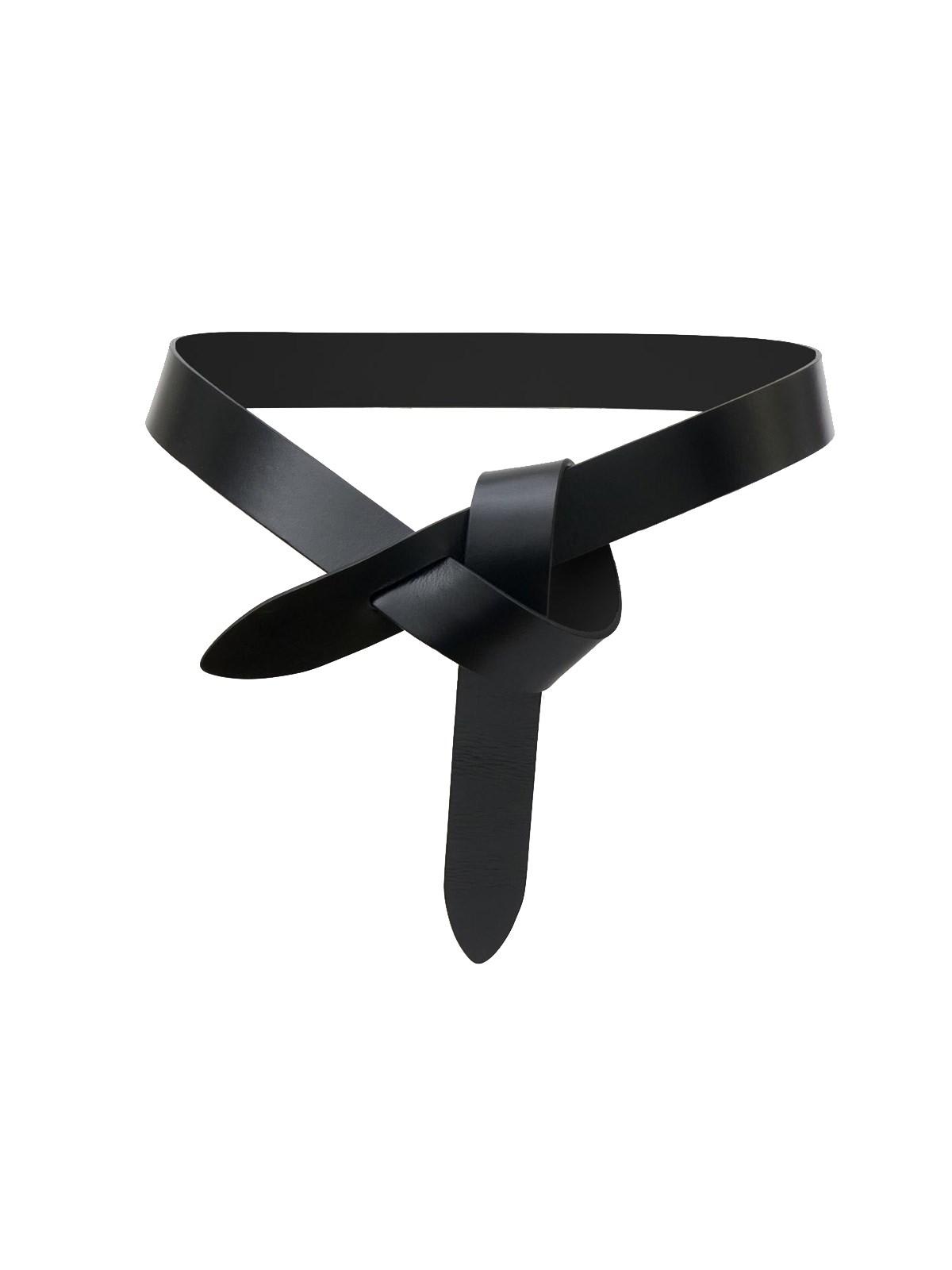 Isabel Marant Adjustable Knot Detail Smooth Finish Belt