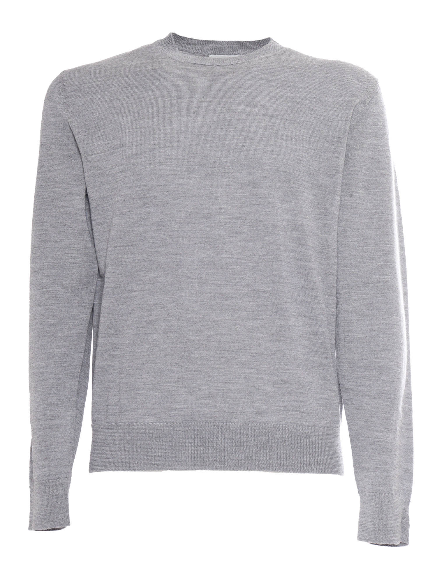 Ballantyne R Neck Pullover In Grey
