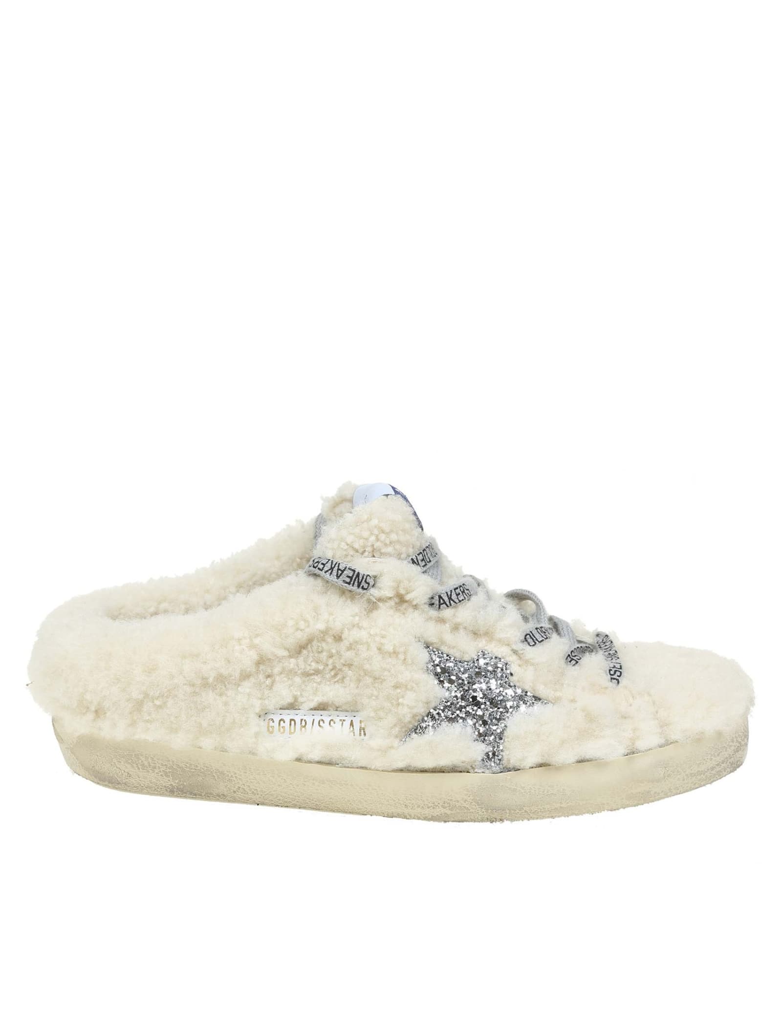 Buy Golden Goose Mules Superstar In Shearling online, shop Golden Goose shoes with free shipping