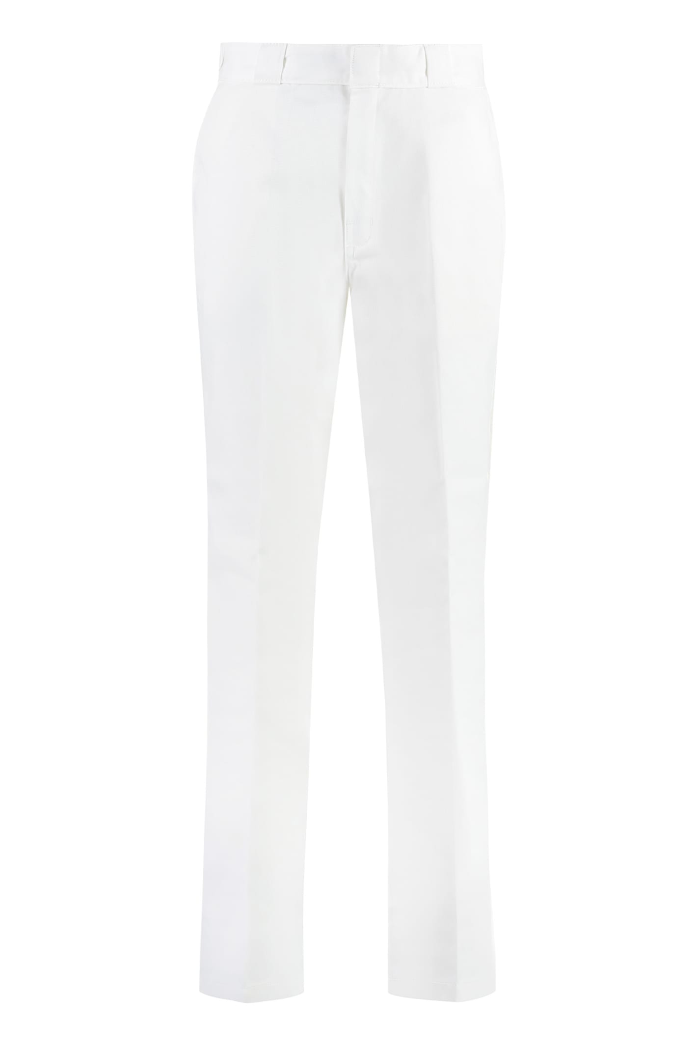 Shop Dickies 874 Cotton-blend Trousers In White