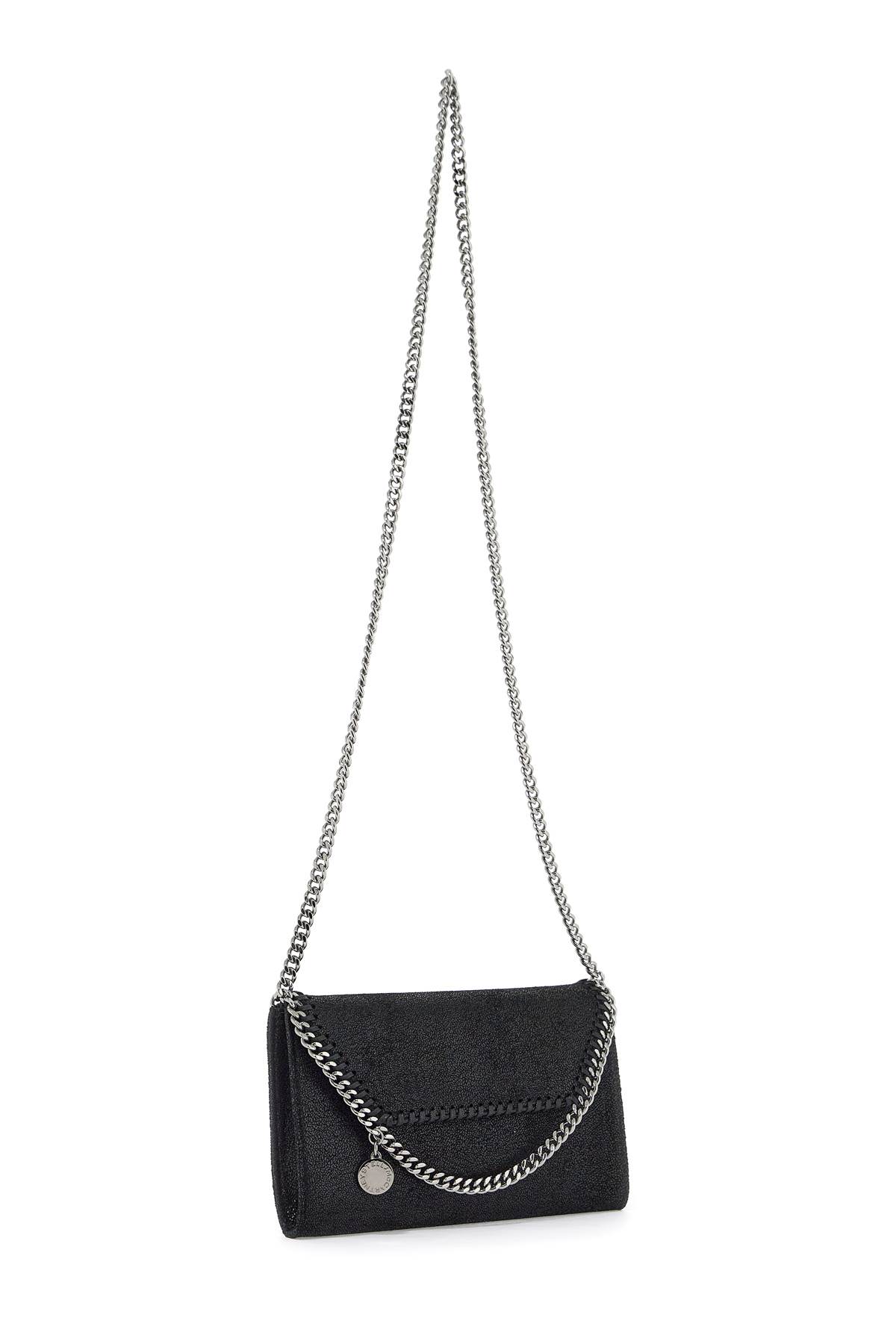 Shop Stella Mccartney Shaggy Deer Mini Crossbody Bag In Black (black)