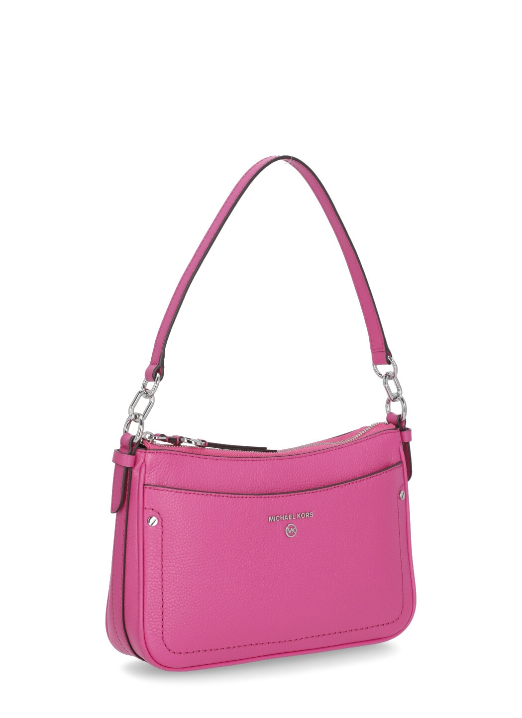 Michael Michael Kors Michael Kors Jet Set Charm Leather Bag In Fuchsia