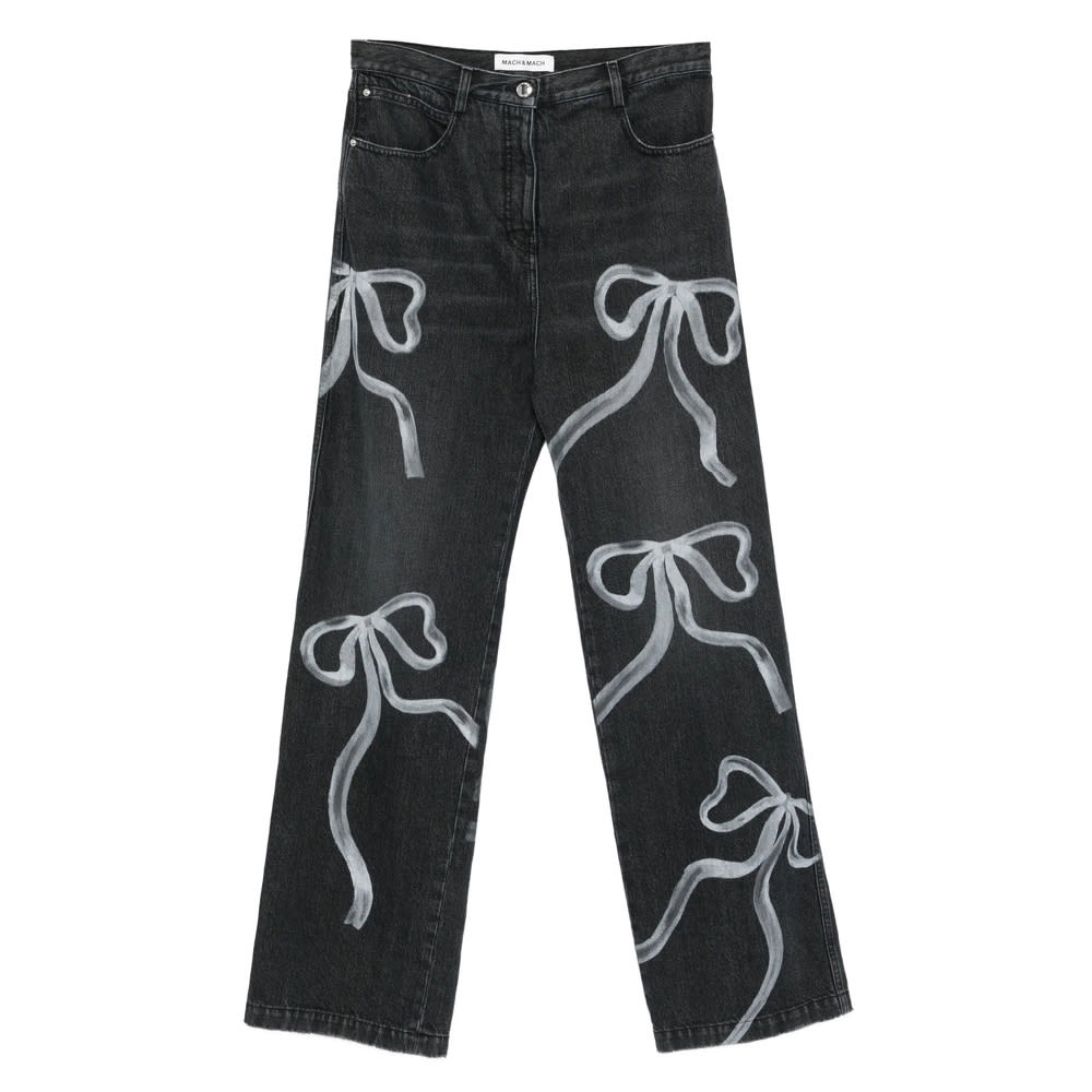 Mach & Mach Jeans In Black