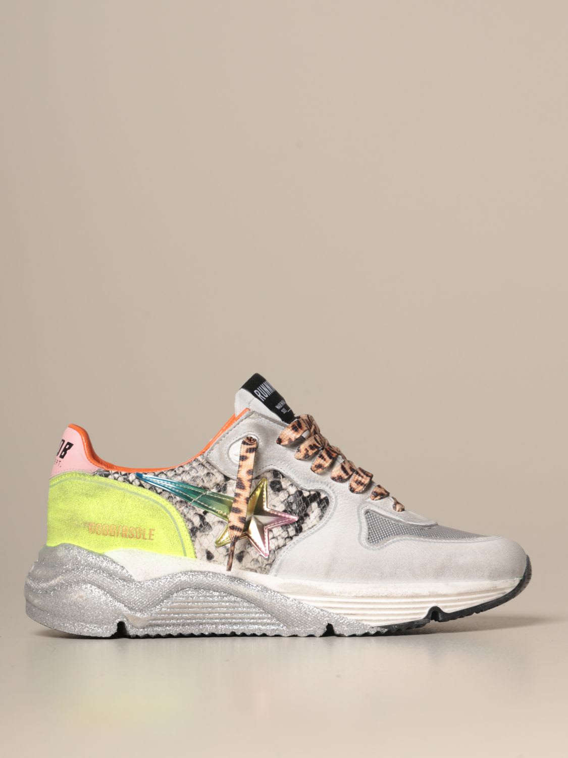 golden goose python sneakers