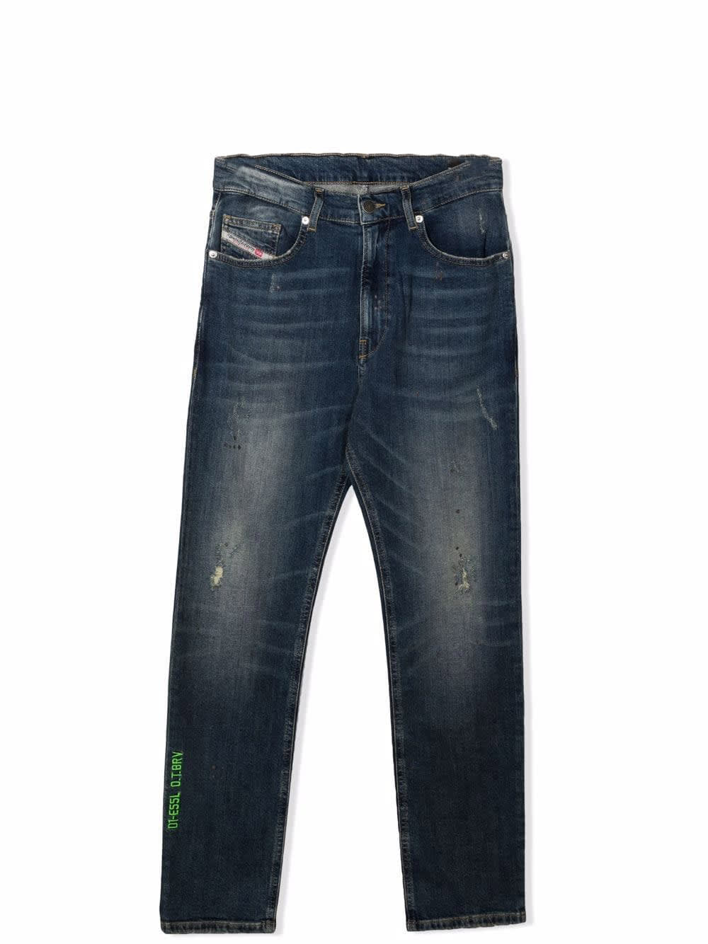 Diesel Mid-rise Straight Jeans