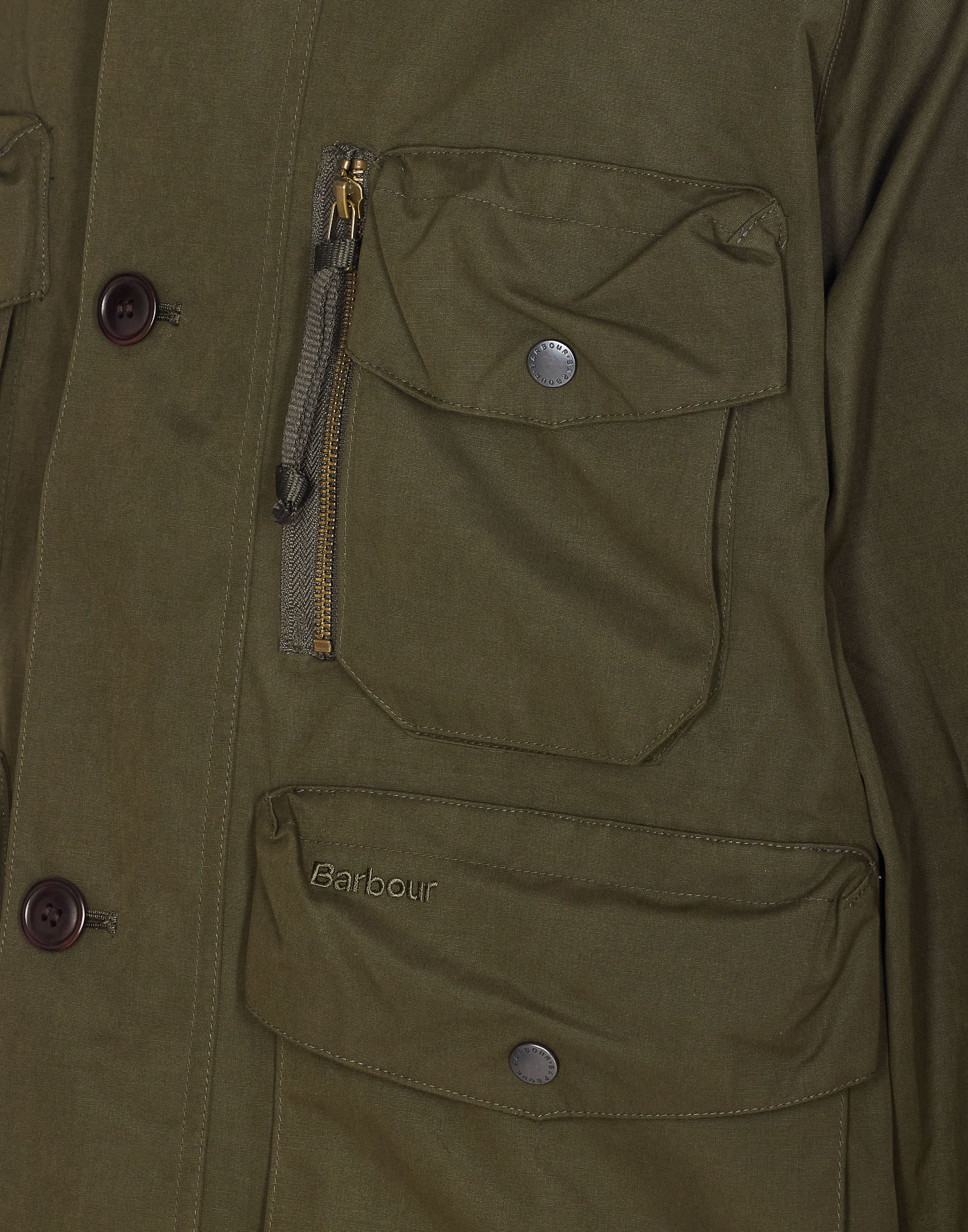 Barbour Westdale Jacket Featuring Adjustable Cuffs In Green