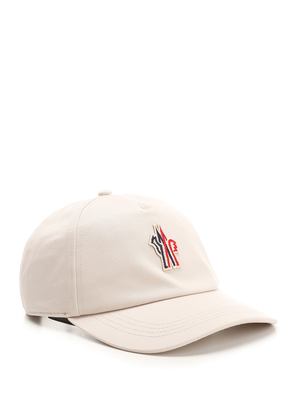 Shop Moncler Baseball Cap In Beige