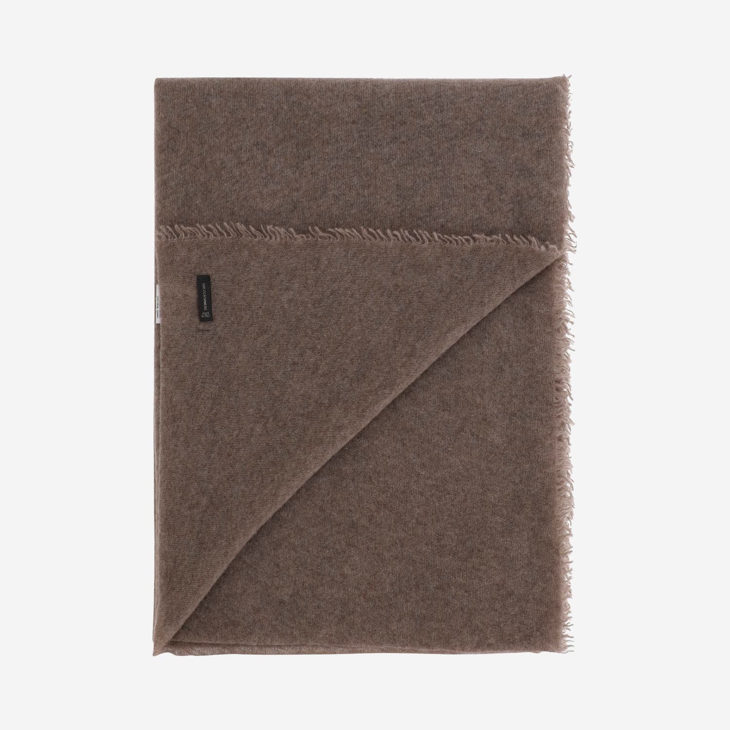 Faliero Sarti Frayed-edge Scarf In Brown