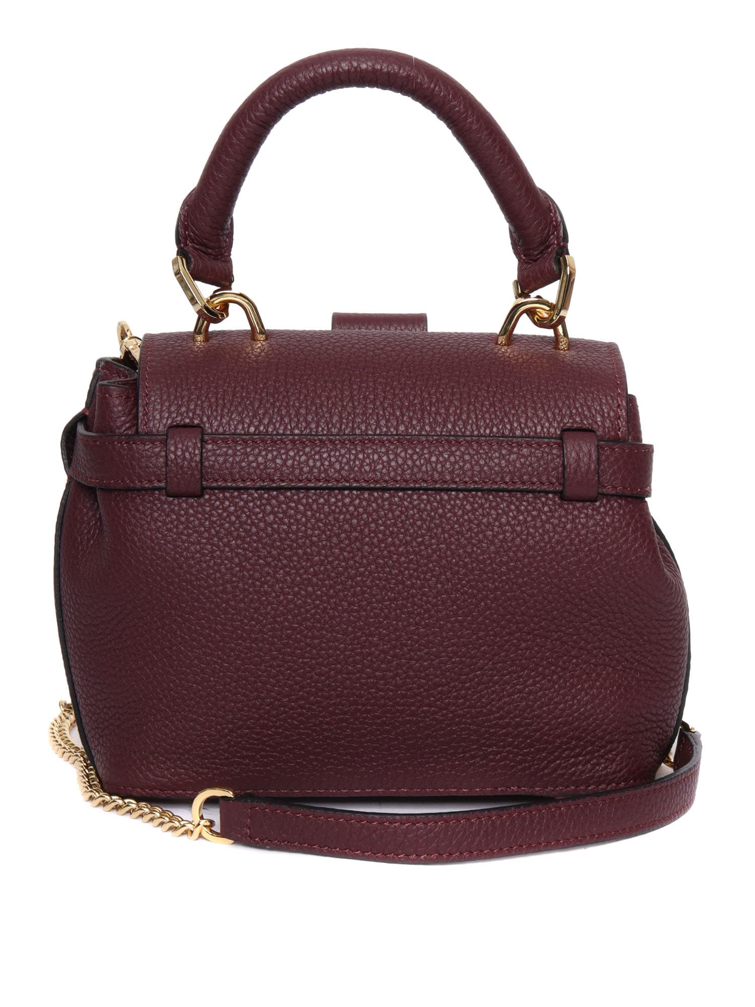 Lancel Hand Held Bag. In Burgundy