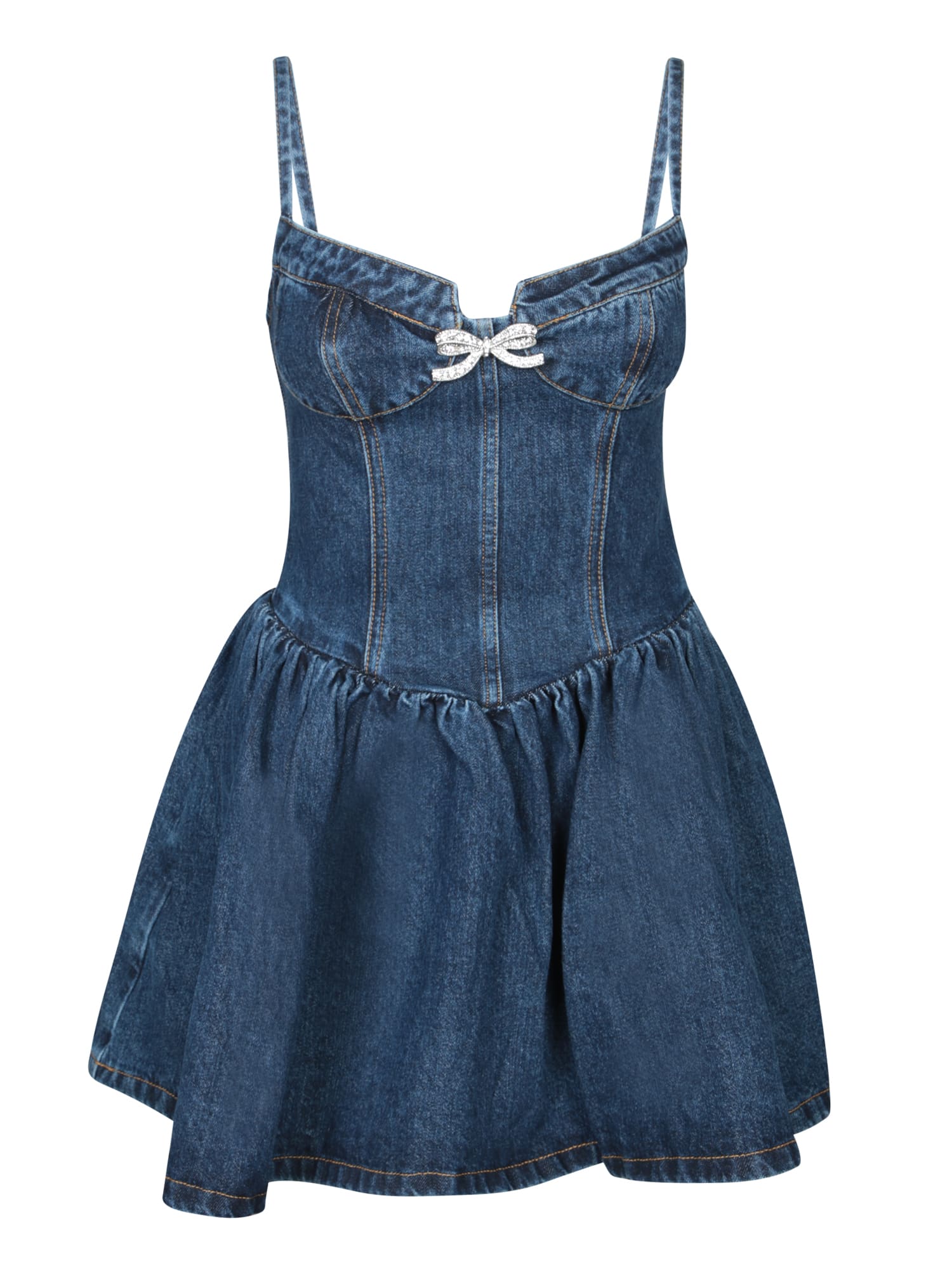 Blue Denim Mini Dress
