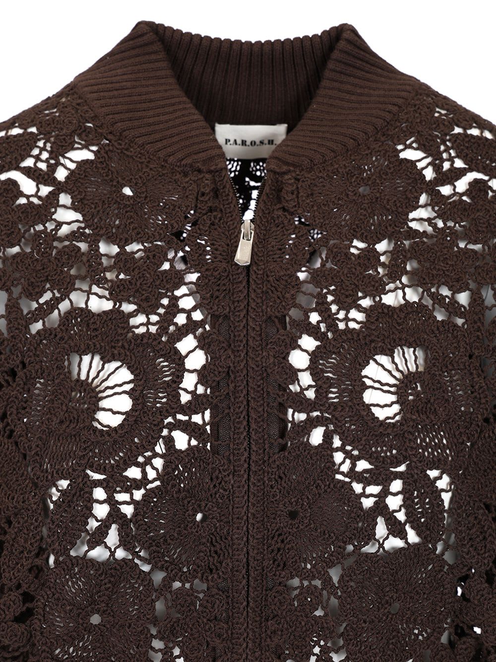 P.a.r.o.s.h Handcrafted Bomber Jacket In Testa Di Moro