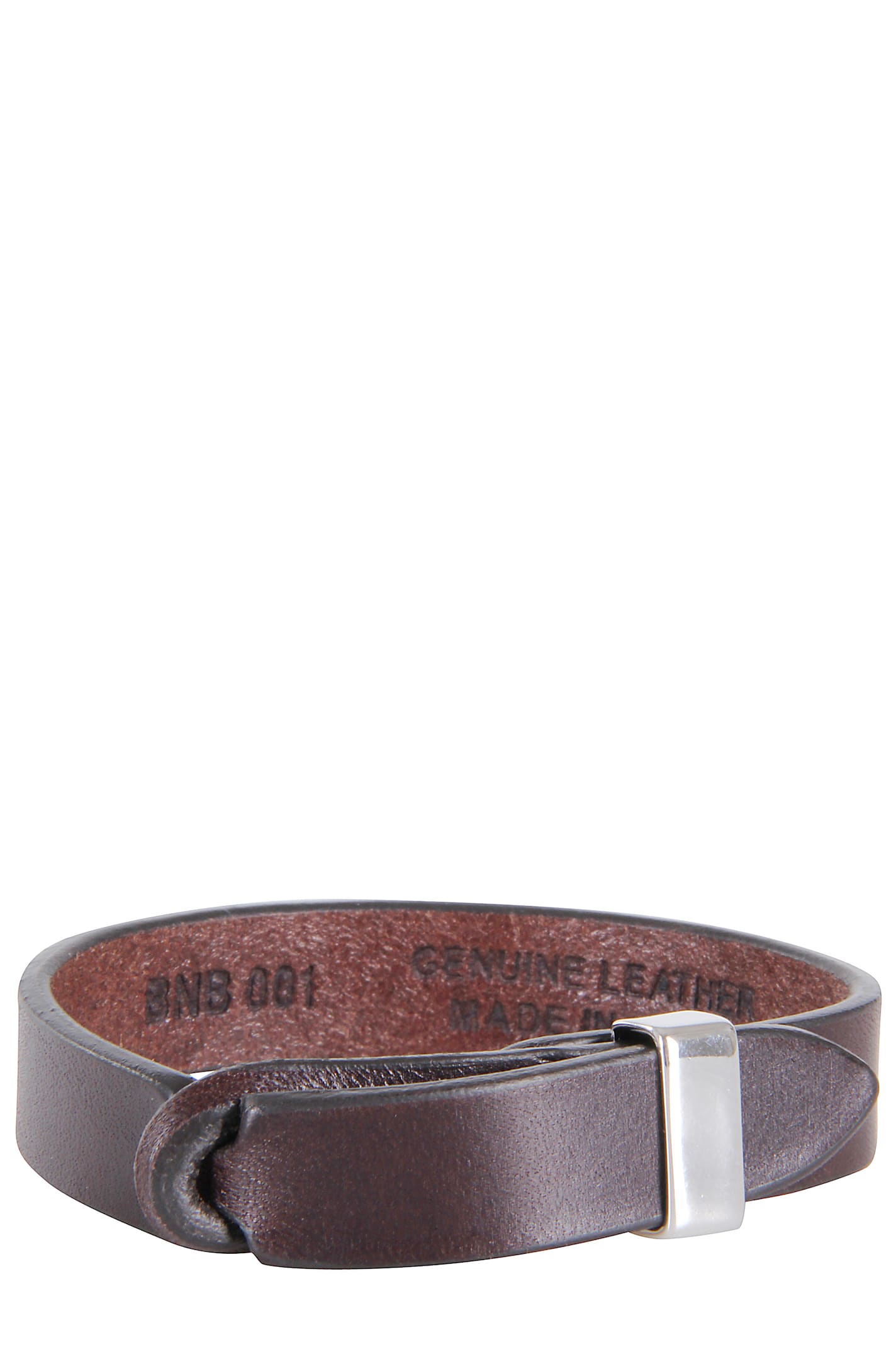Orciani Bracciale Nobukle In Cuoio In Brown