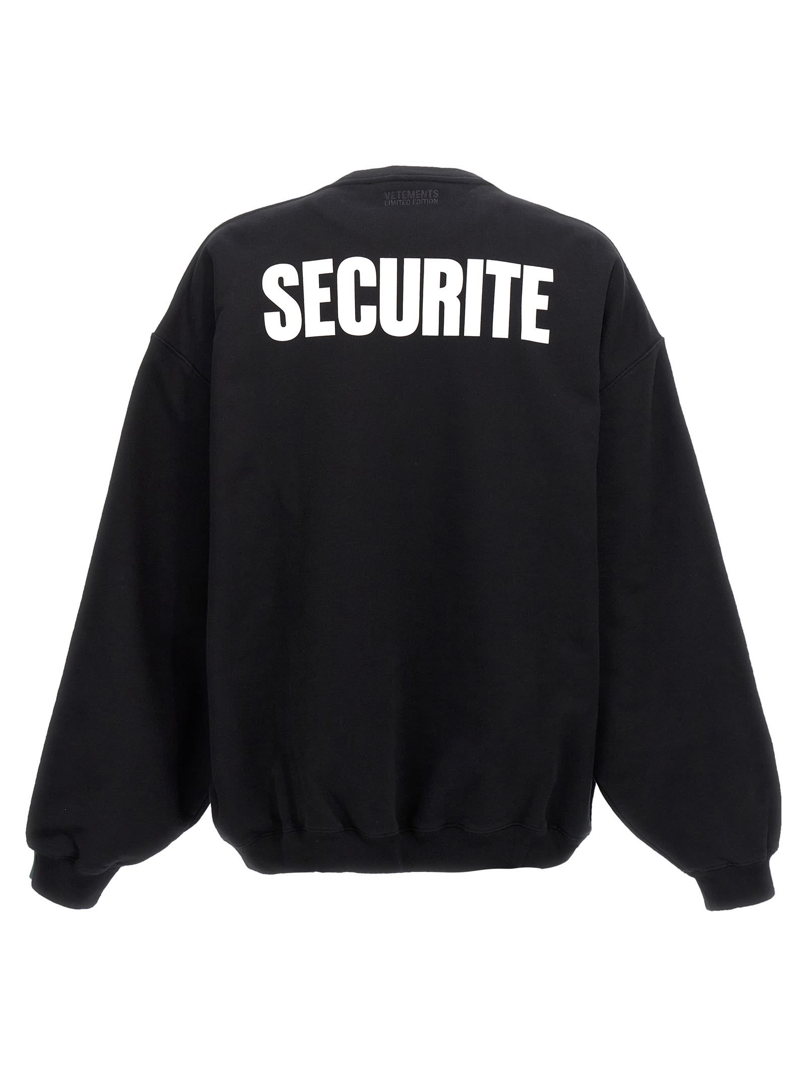 VETEMENTS POLIZEI/SECURITE SWEATSHIRT