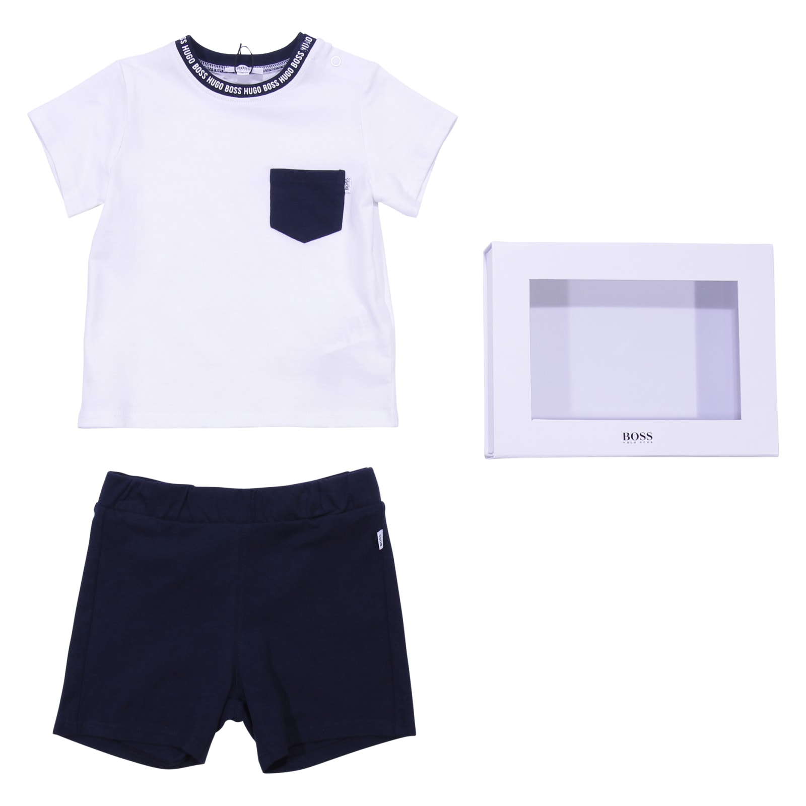 hugo boss shorts and t shirt