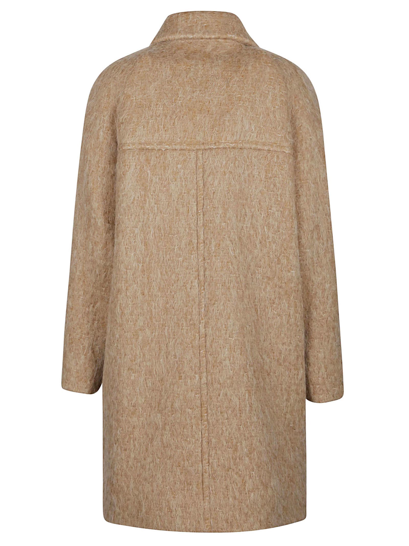 Shop Fay Oversized Jaquelien Coat In Camel