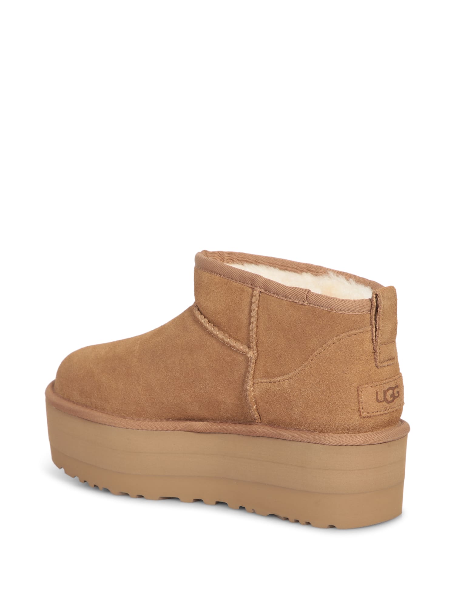 Ugg Ultra Mini Platform Chestnut Boot In Brown