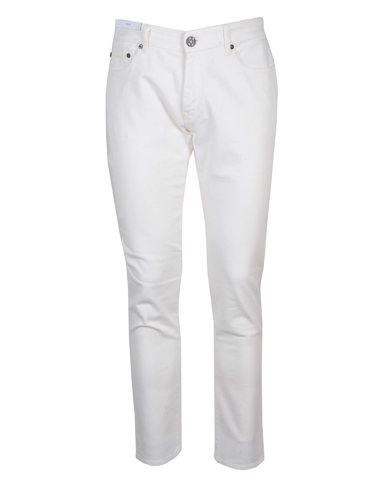 PT01 Mens White Jeans
