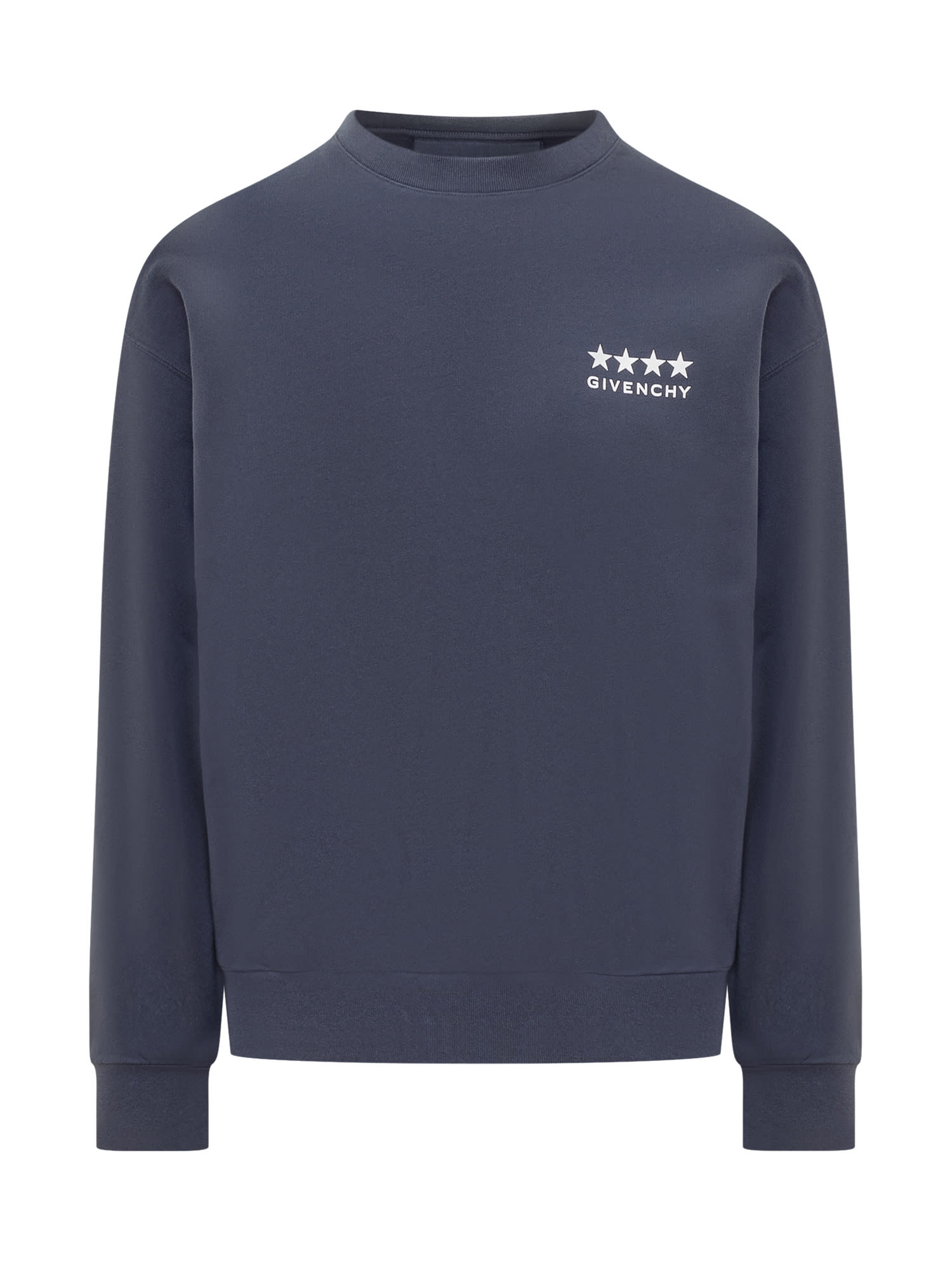 Shop Givenchy Sweatshirt In Deep Blue