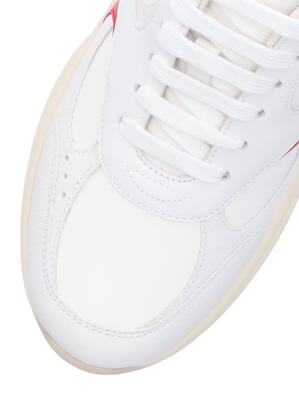 Shop Ferragamo Cosmina Sneakers In White