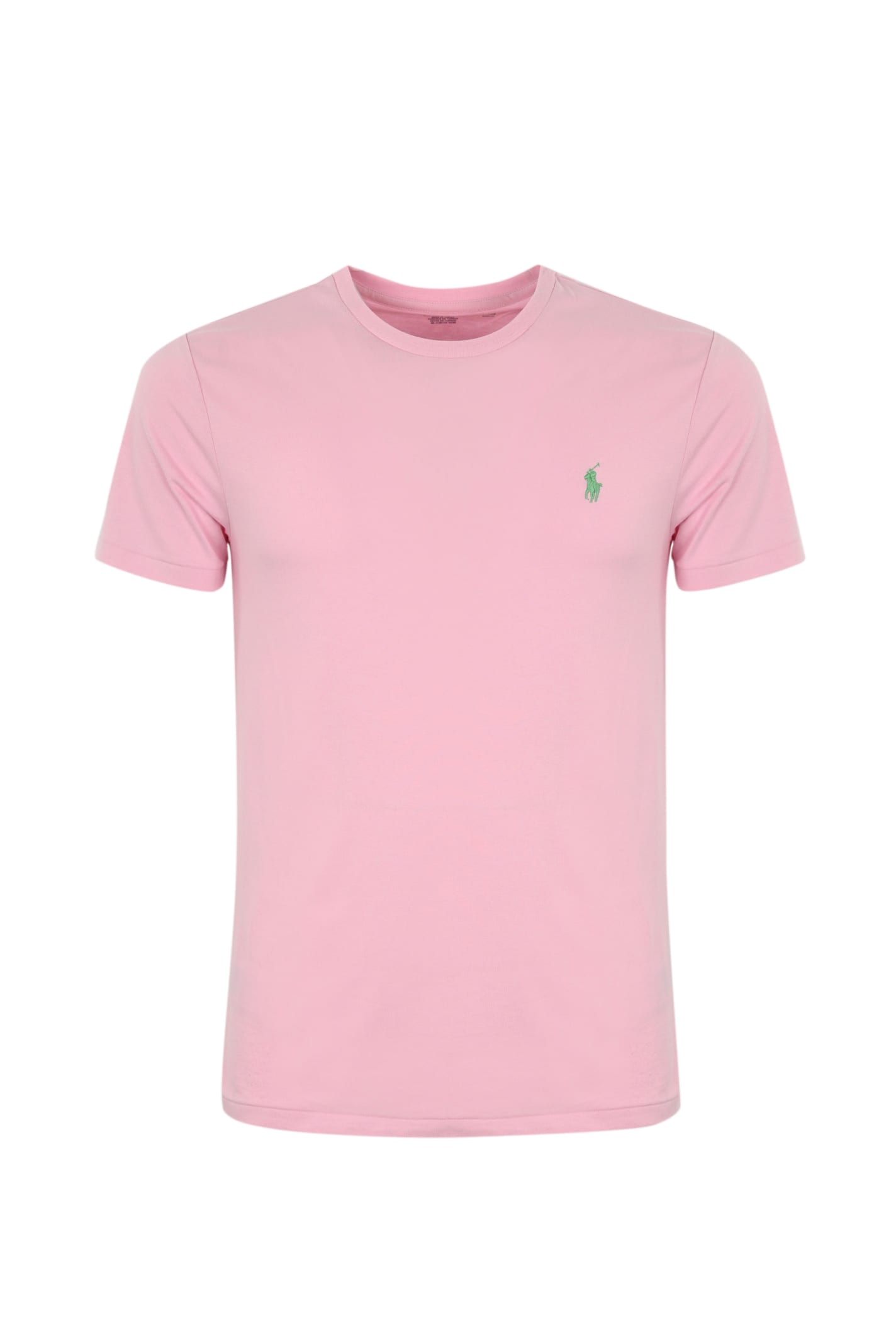 Polo Ralph Lauren Cotton T-shirt With Pony Logo In Pink