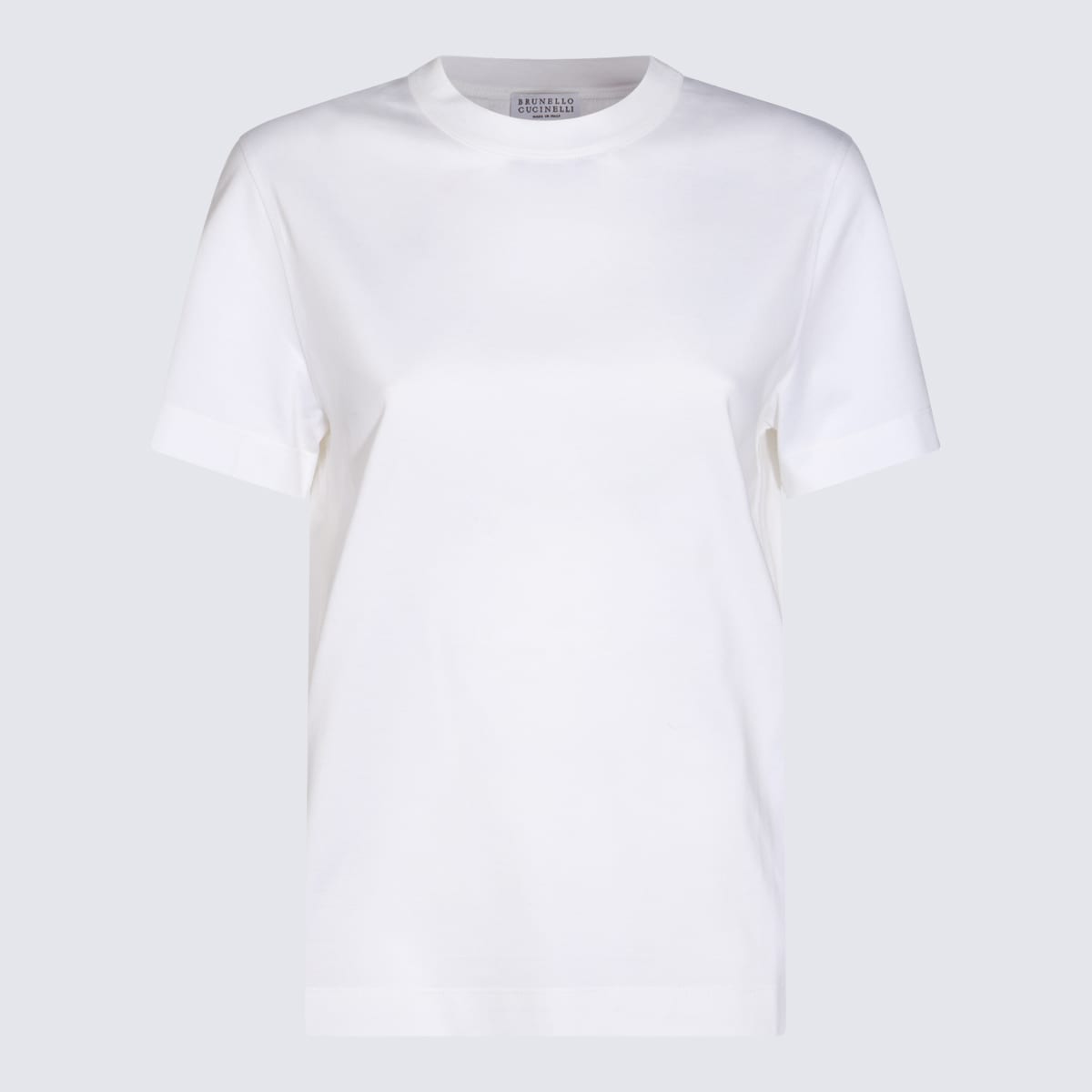 Shop Brunello Cucinelli White Cotton T-shirt