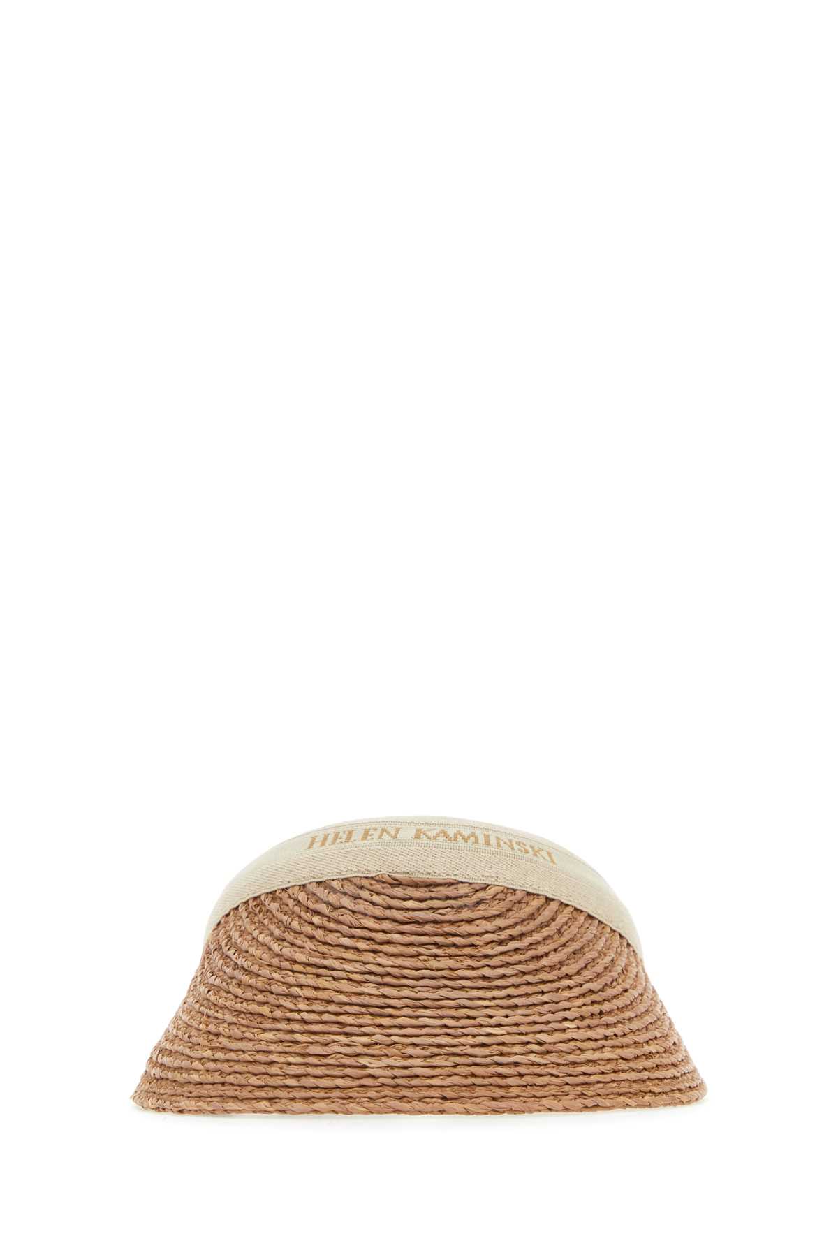 Helen Kaminski Raffia Bianca Visor In Nounatlog